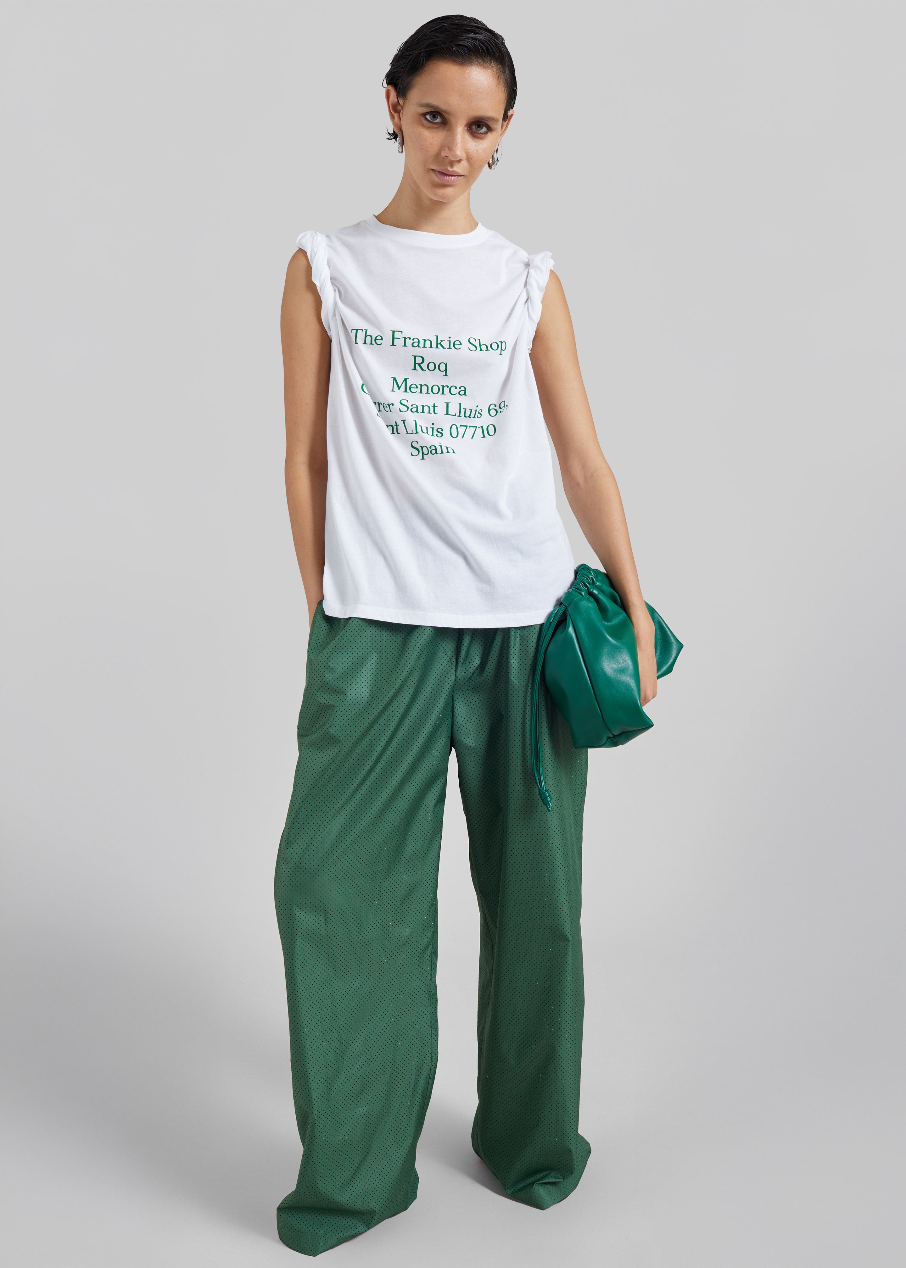 TFS Roq T-Shirt - White/Green - 4