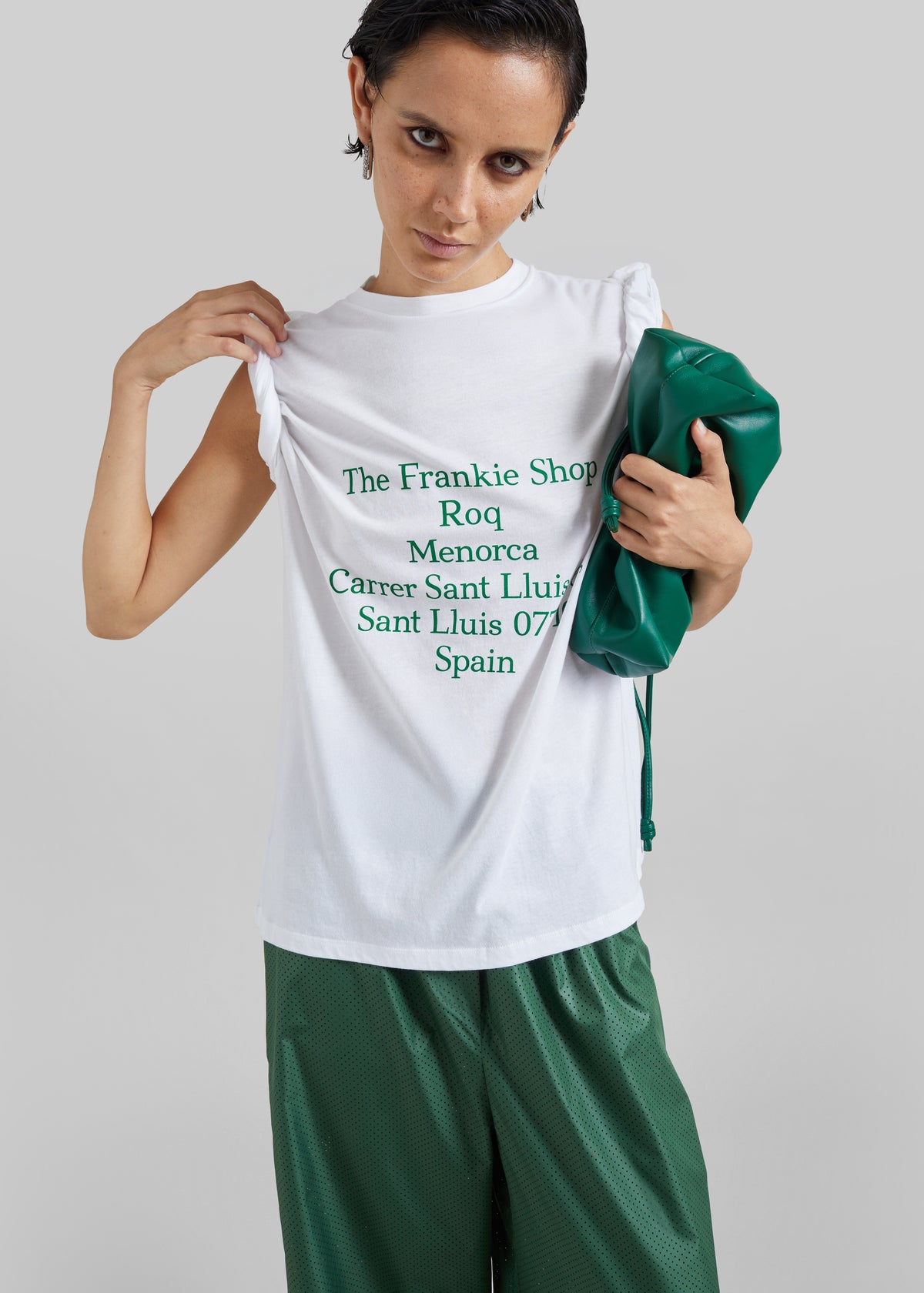 TFS Roq T-Shirt - White/Green - 1