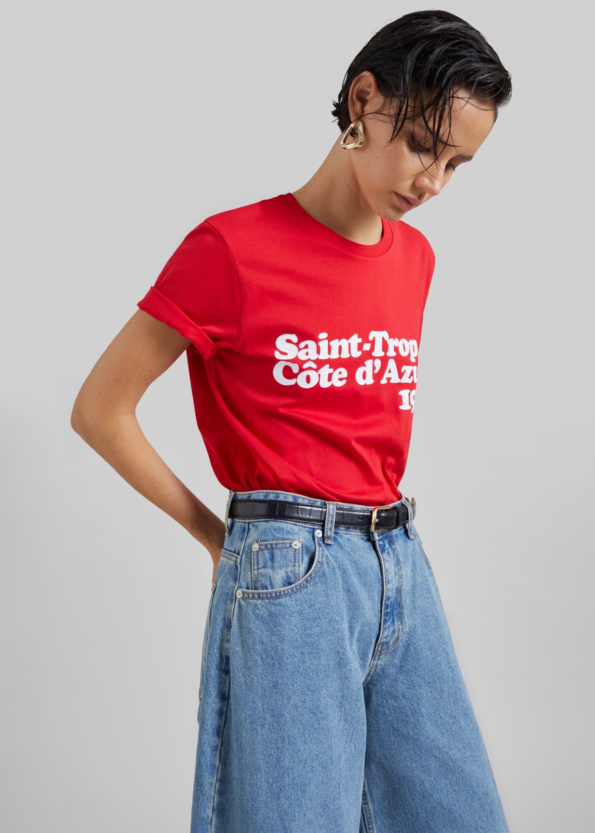 TFS Saint-Tropez Côte D'Azur 1984 T-Shirt - Red - 5