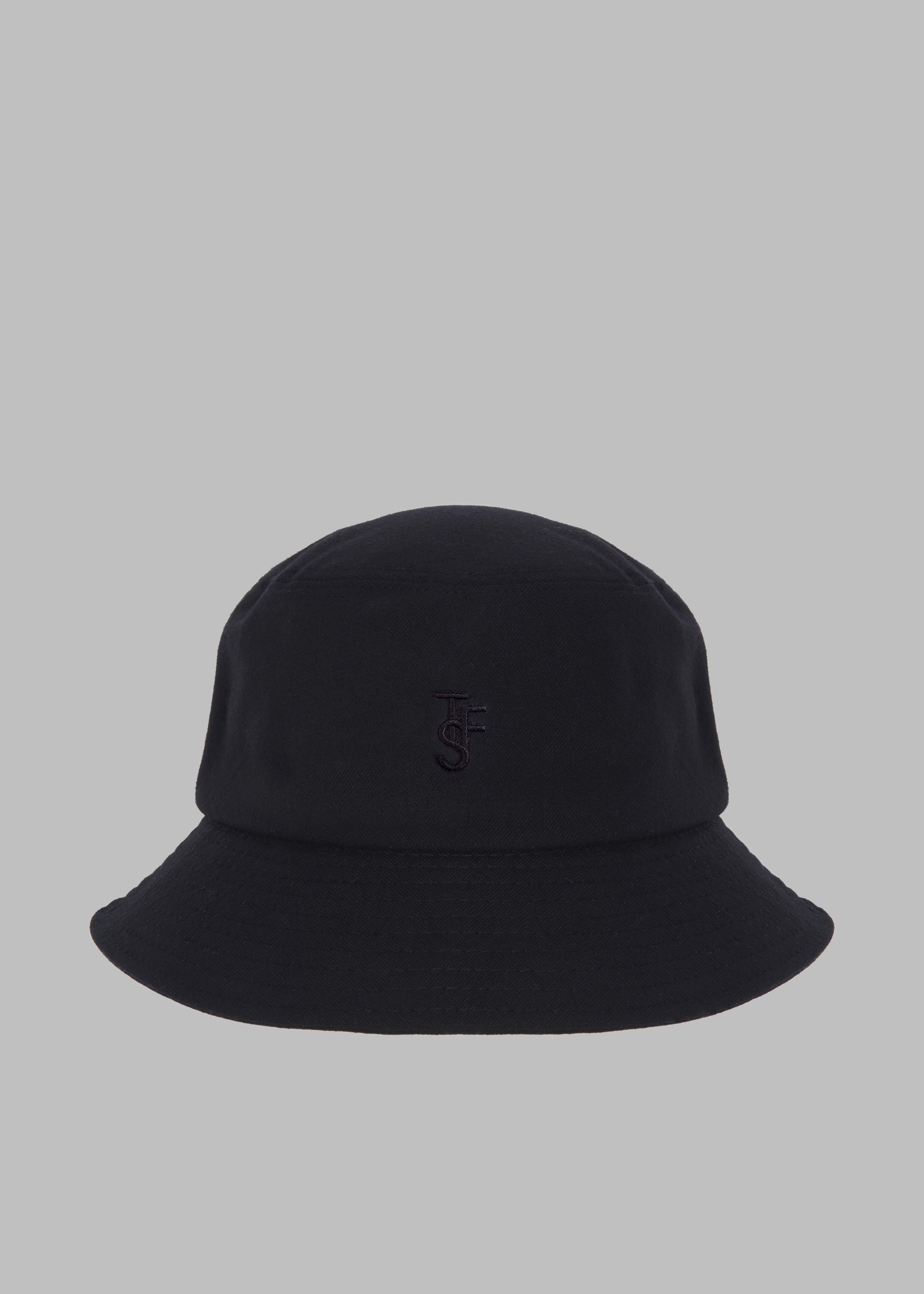 TFS Solid Flannel Bucket Hat - Black - 1