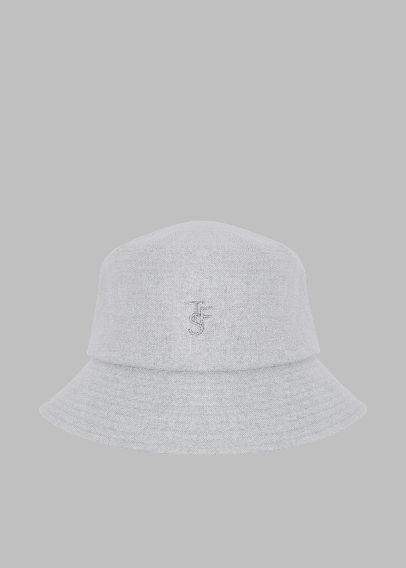 TFS Solid Flannel Bucket Hat - Light Grey - 1