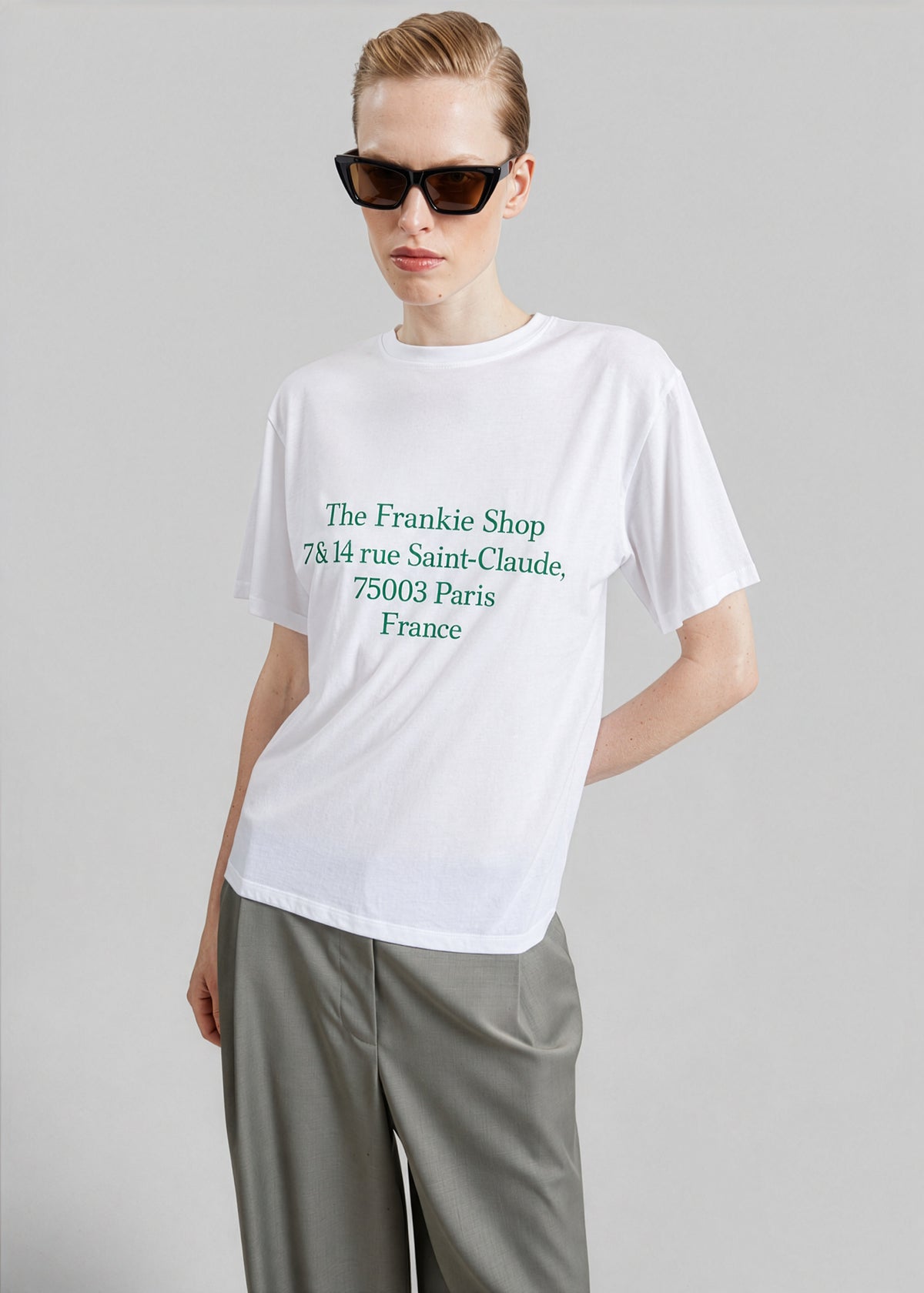 TFS Saint-Claude T-Shirt - White/Green - 1