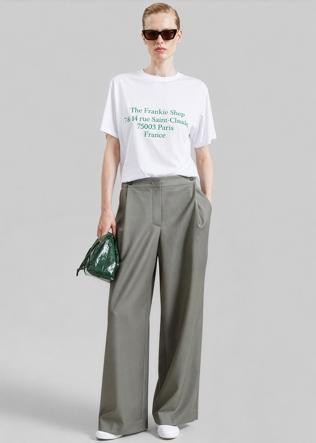 TFS Saint-Claude T-Shirt - White/Green - 3