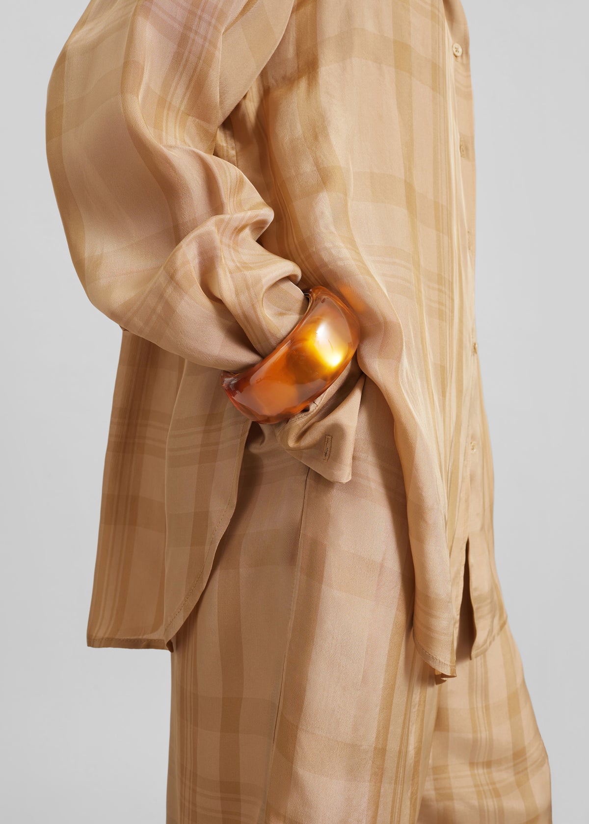 TFS Transparent Bangle - Amber - 3