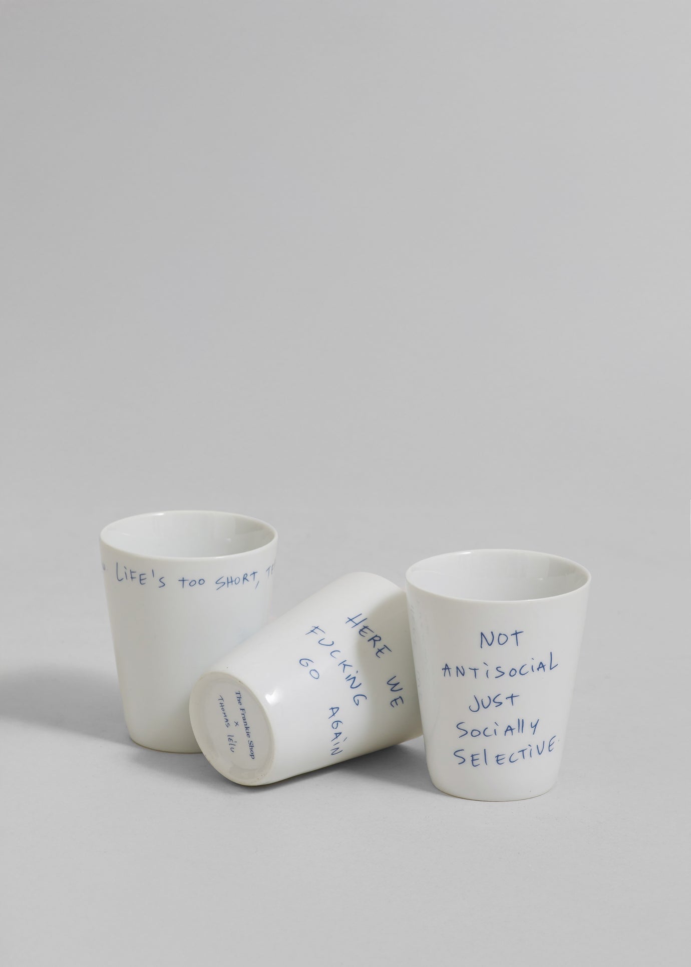 TFS X Thomas Lélu Love Me Now Cup - White/Blue - 1