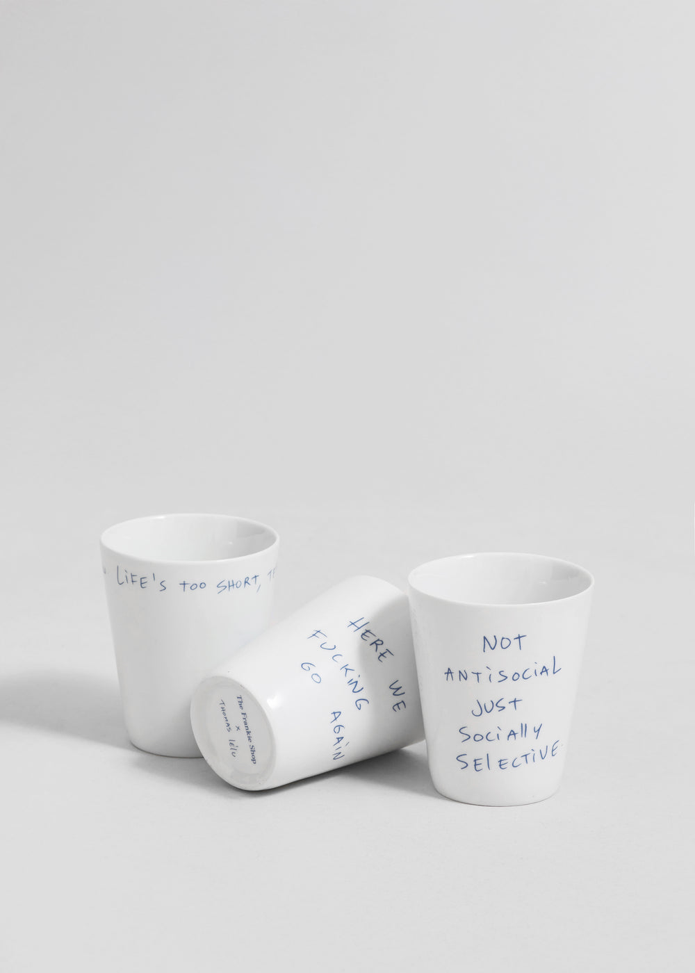TFS X Thomas Lélu Love Me Now Cup - White/Blue - 1