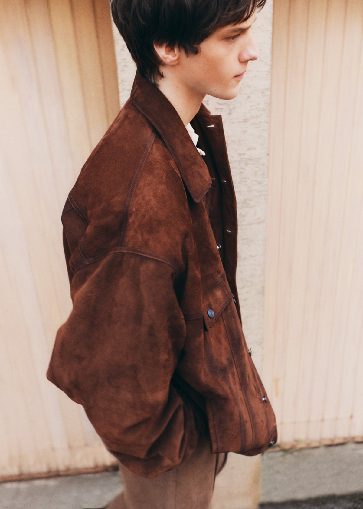 Conan Suede Jacket - Brown - 7