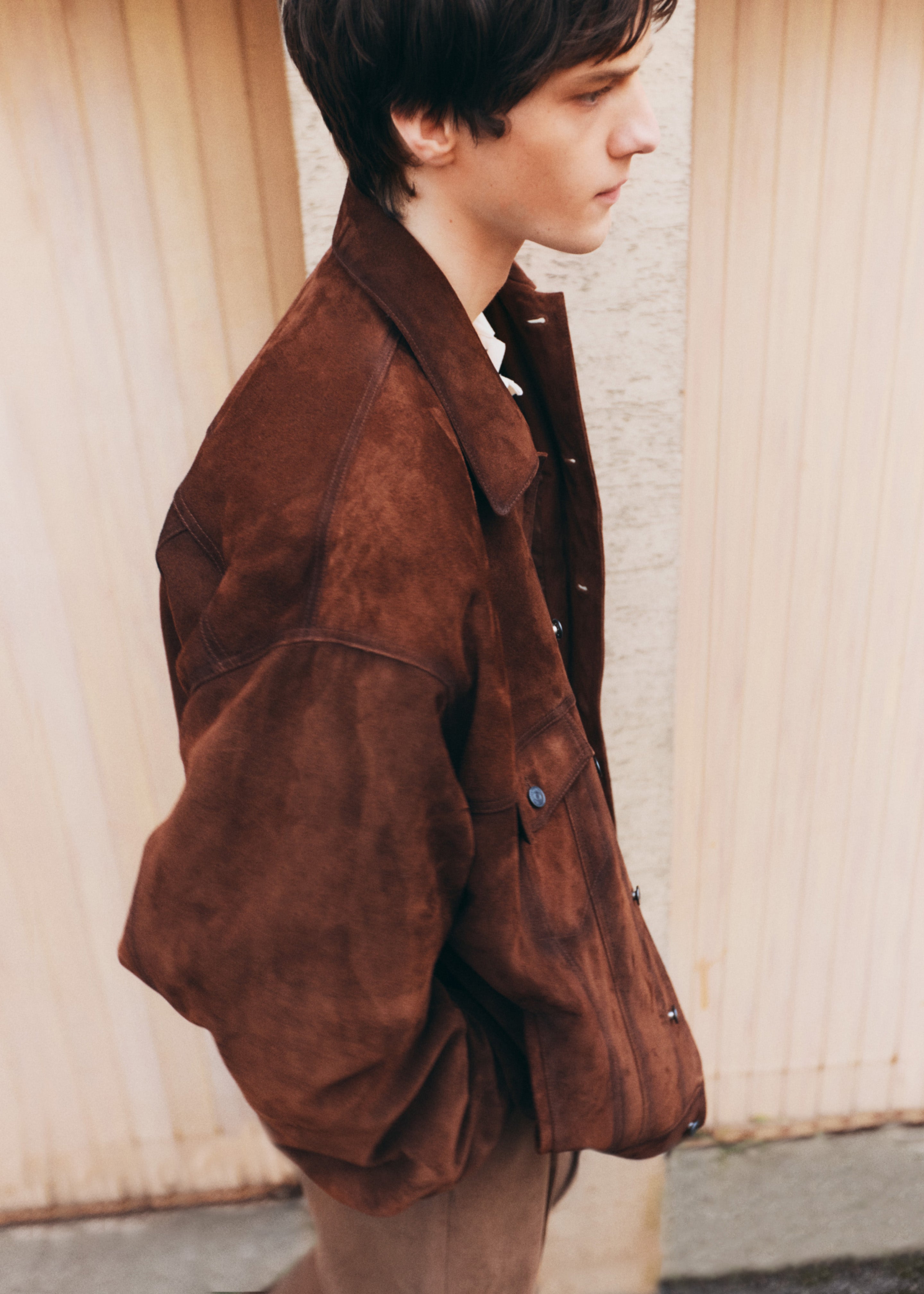 Conan Suede Jacket - Brown - 7