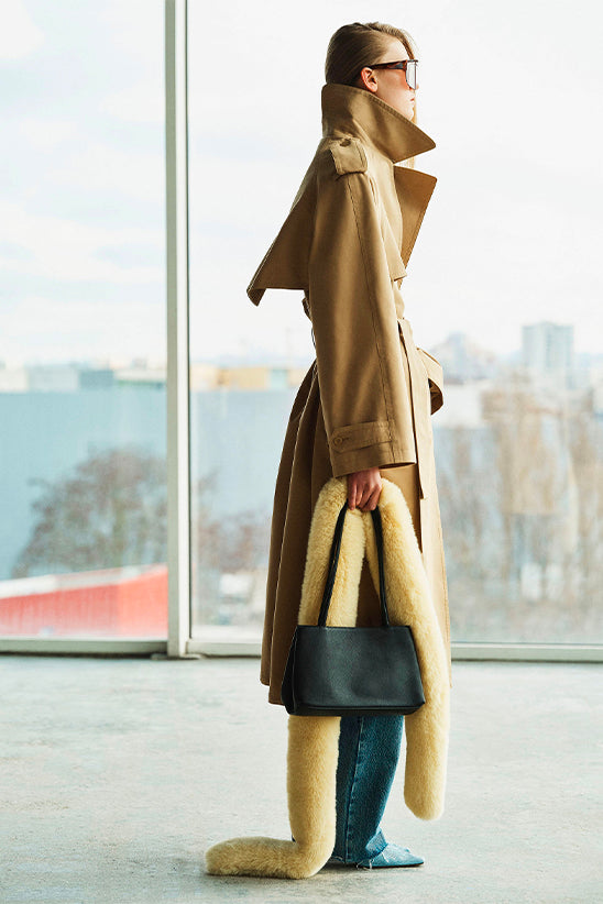 Calbourne Oversized Wool Coat - Brown – The Frankie Shop