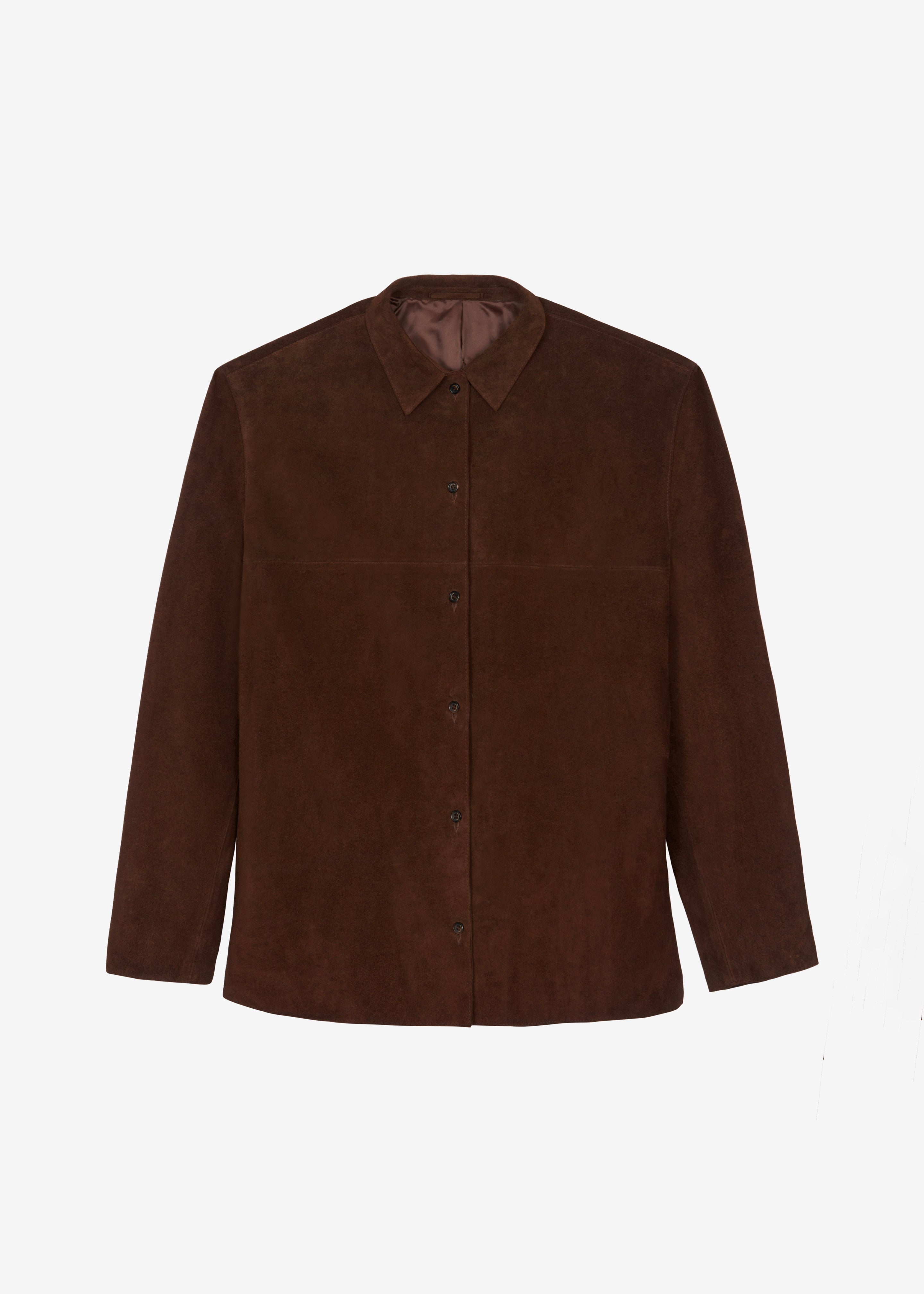 Thames Suede Jacket - Brown - 8