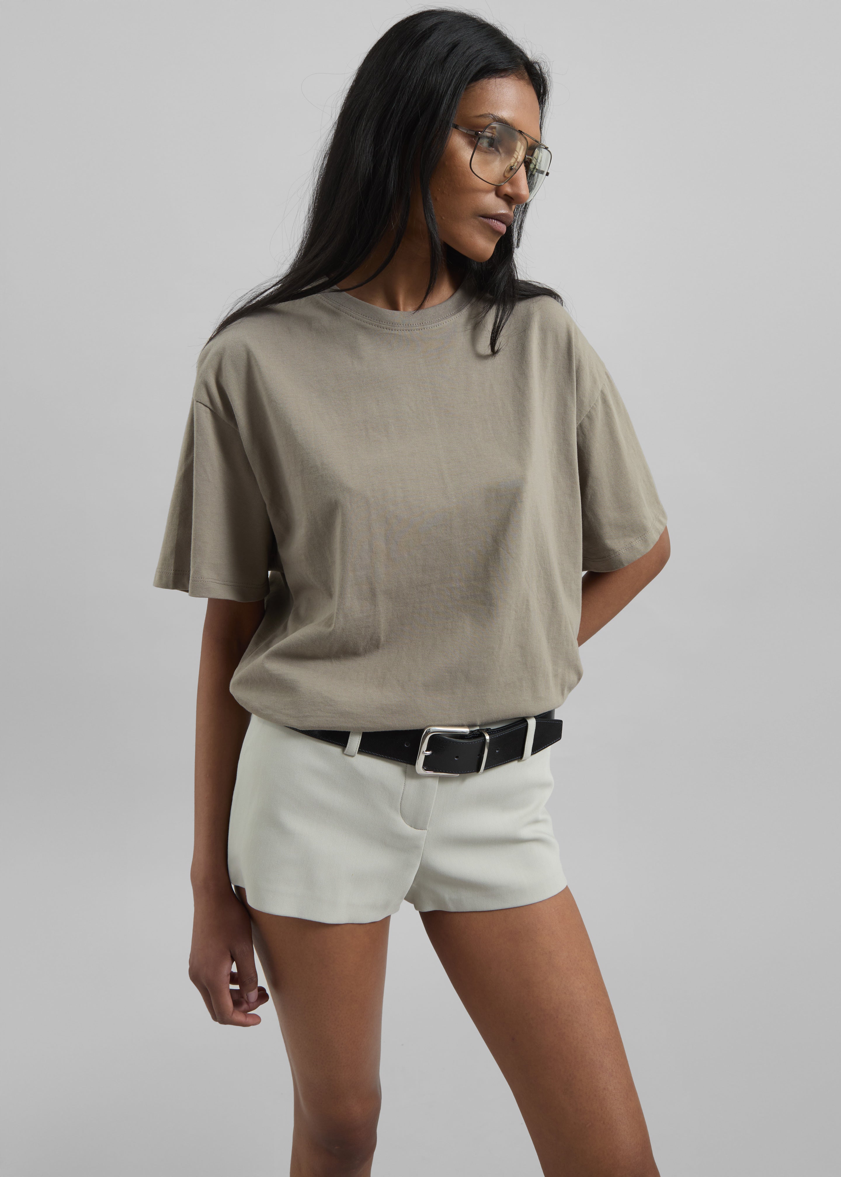 Thane Classic Cotton Tee - Taupe - 6