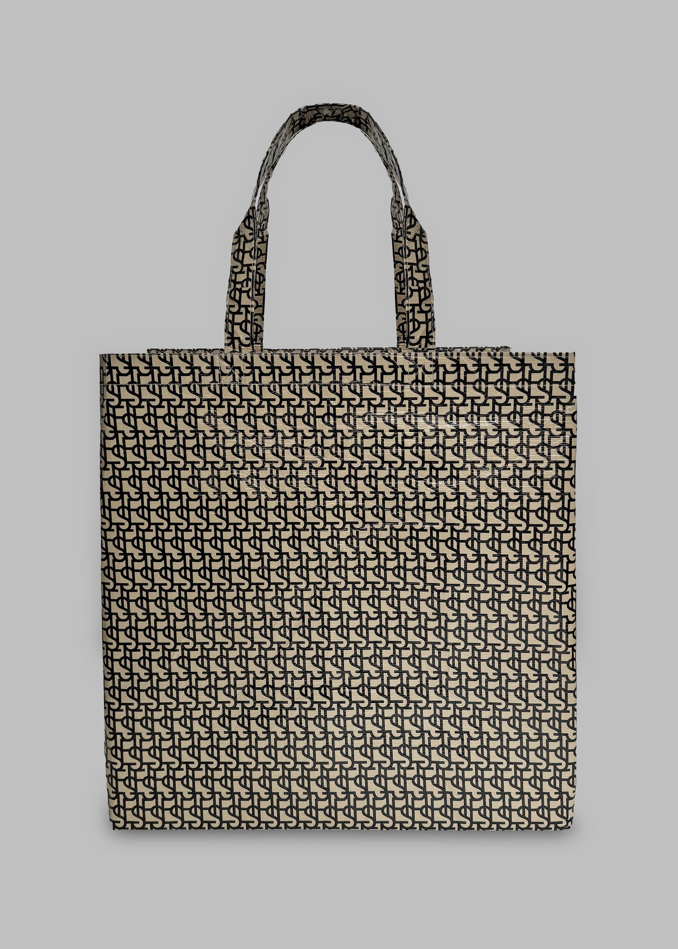 The Frankie Shop Oversized Tote - Black/Beige