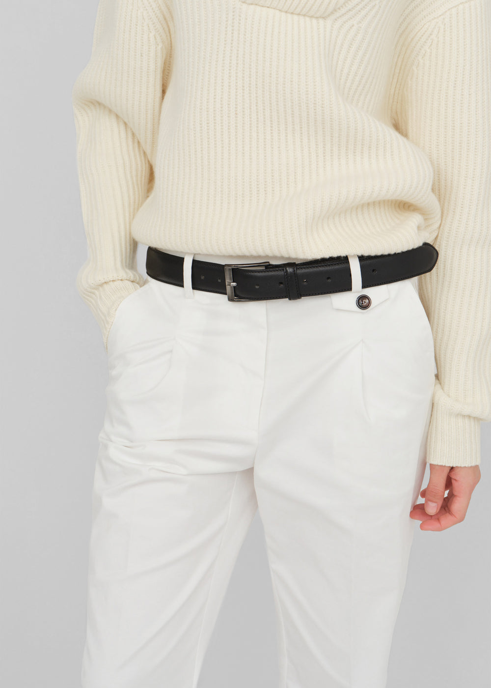 The Garment Avelino Straight Pants - Cream - 1