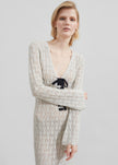 The Garment Canada Crochet Maxi Dress - Oatmeal