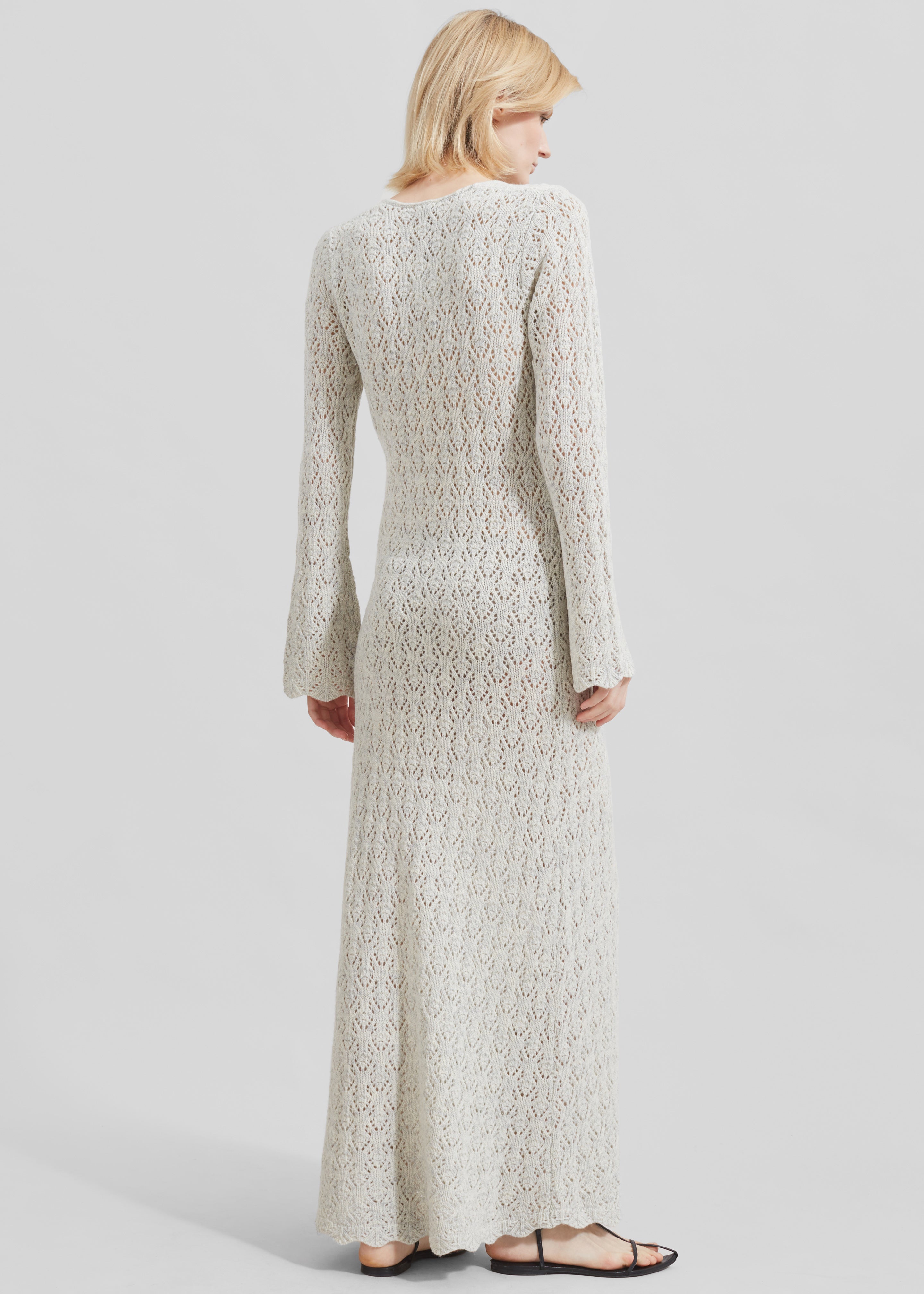 The Garment Canada Crochet Maxi Dress - Oatmeal - 6