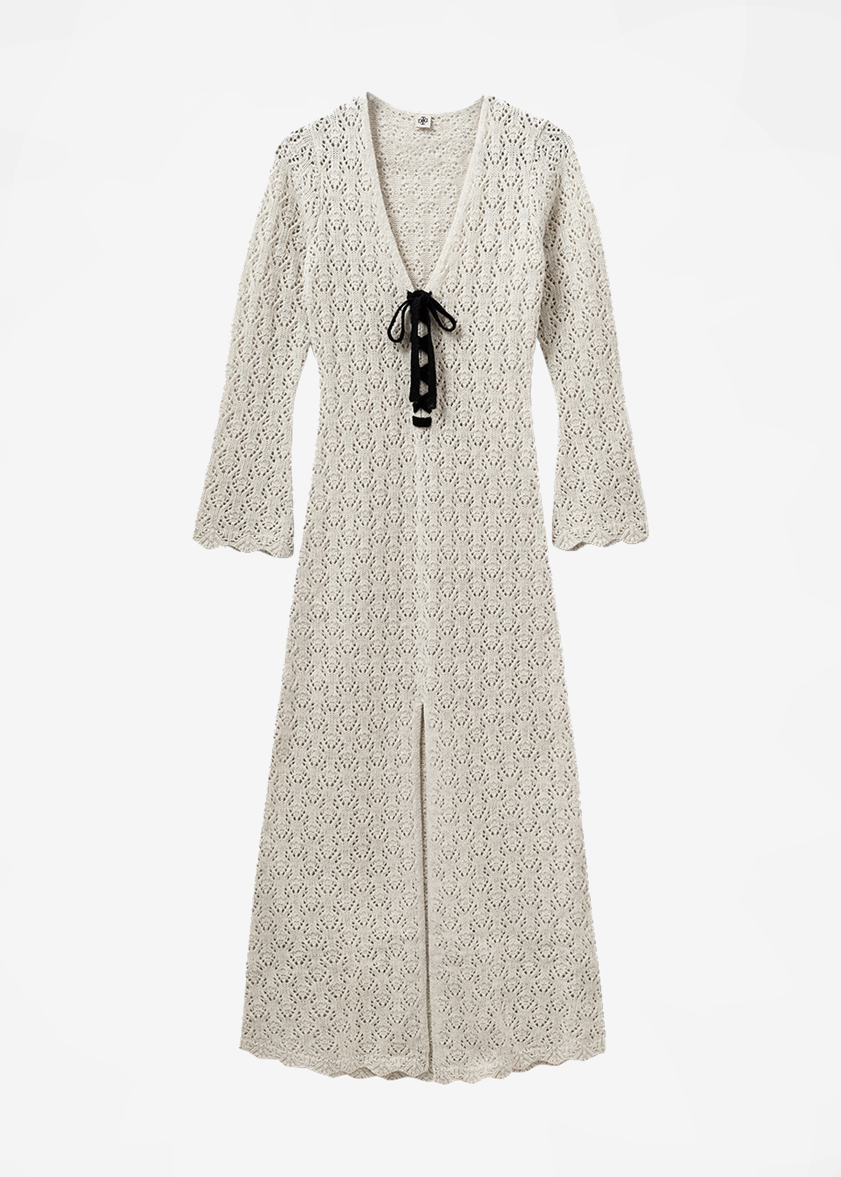 The Garment Canada Crochet Maxi Dress - Oatmeal - 7