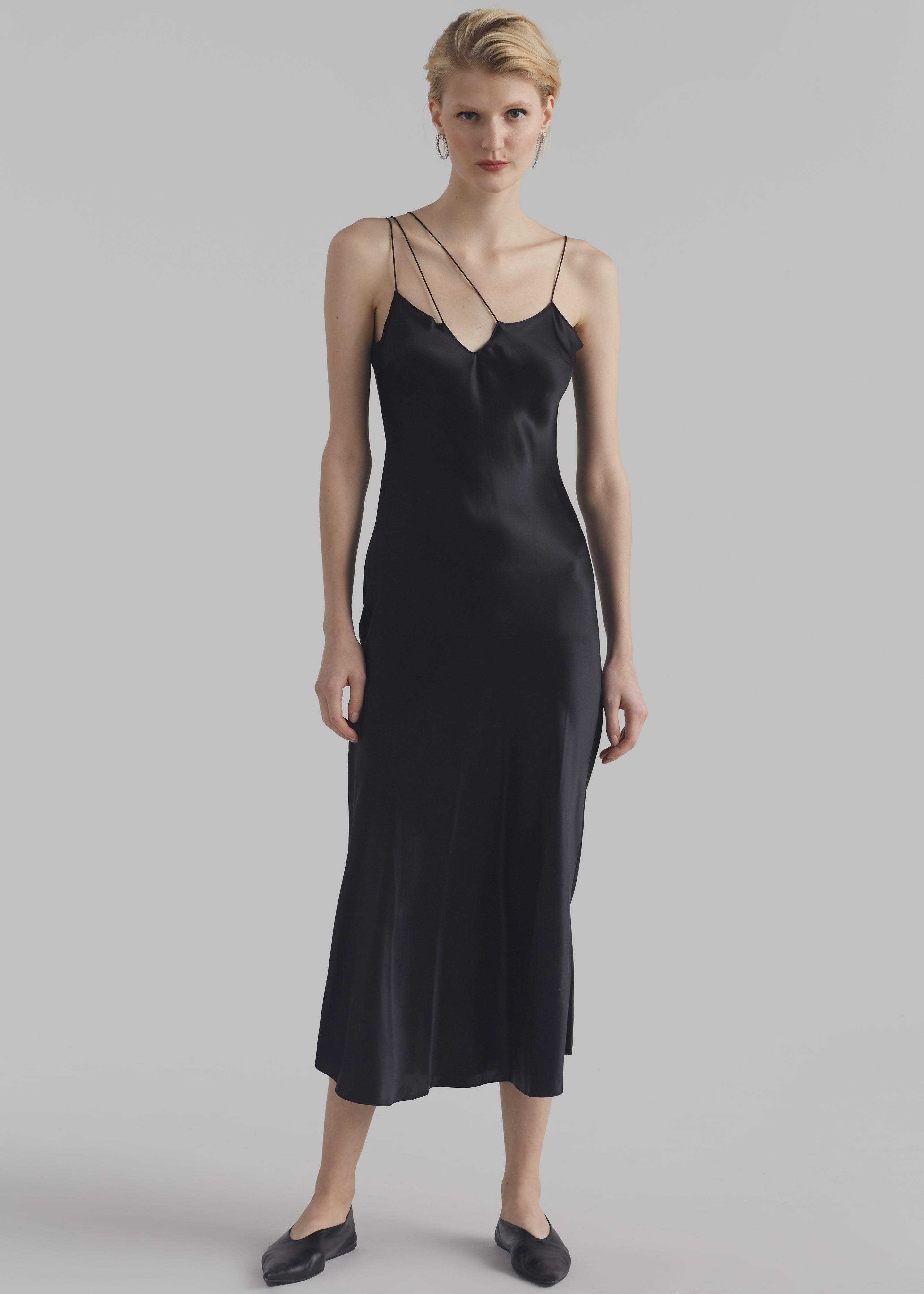 The Garment Catania Slip Dress - Black - 2