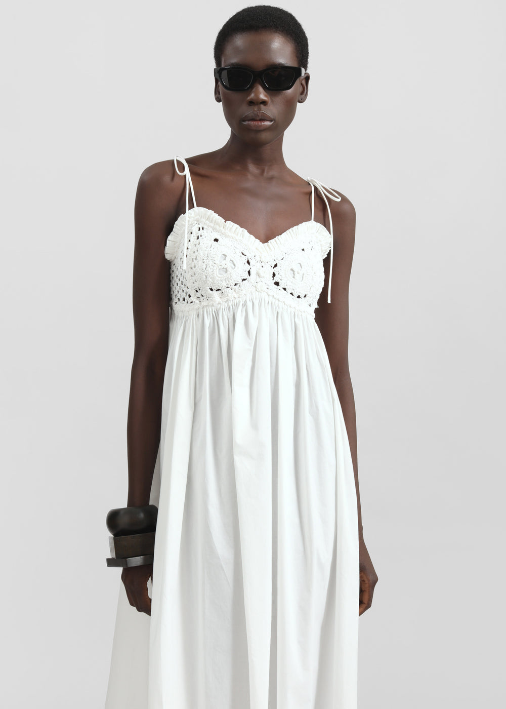 The Garment Kirsten Crochet Dress - White - 1