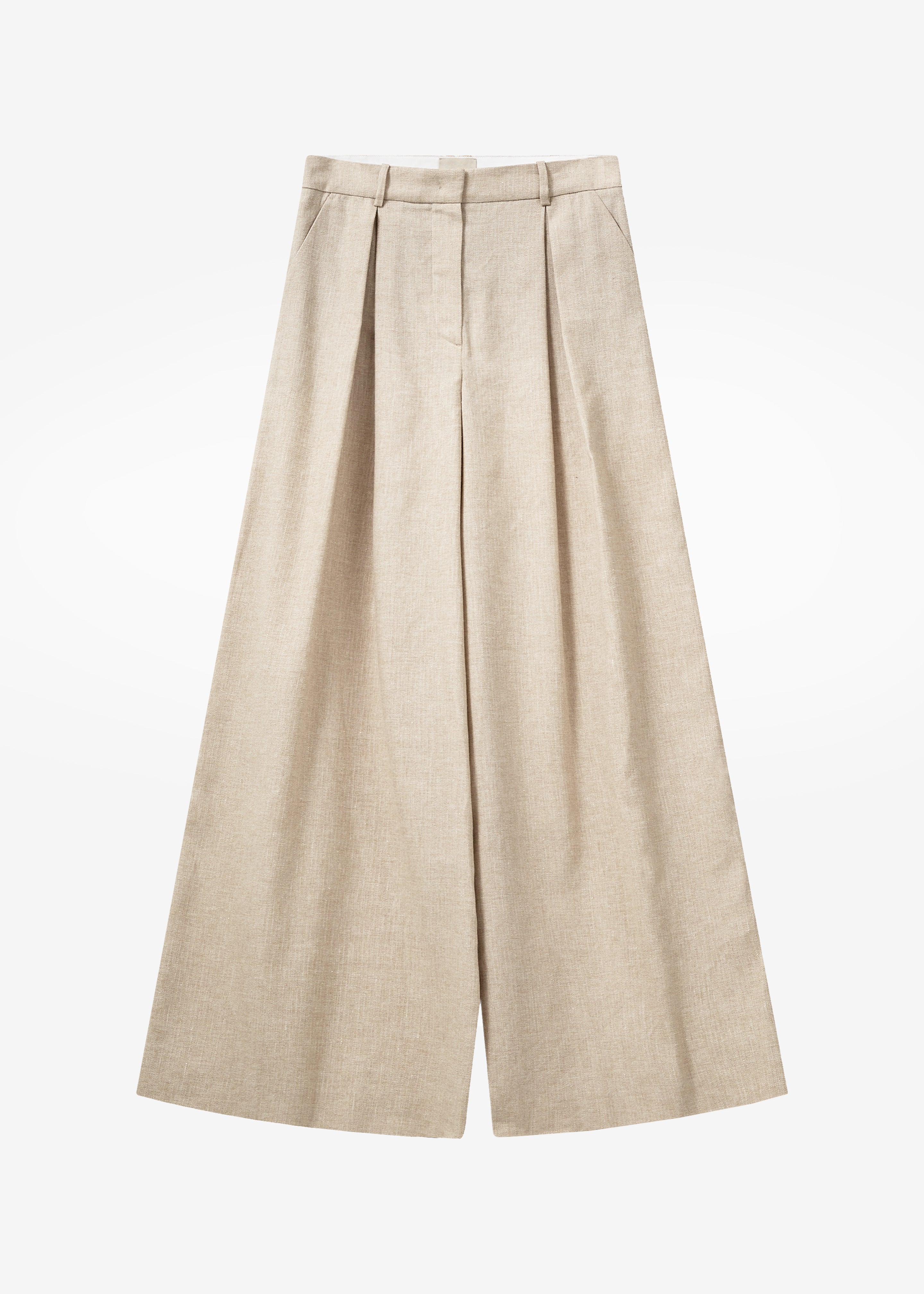 The Garment Lino Wide Leg Trousers - Linen - 14
