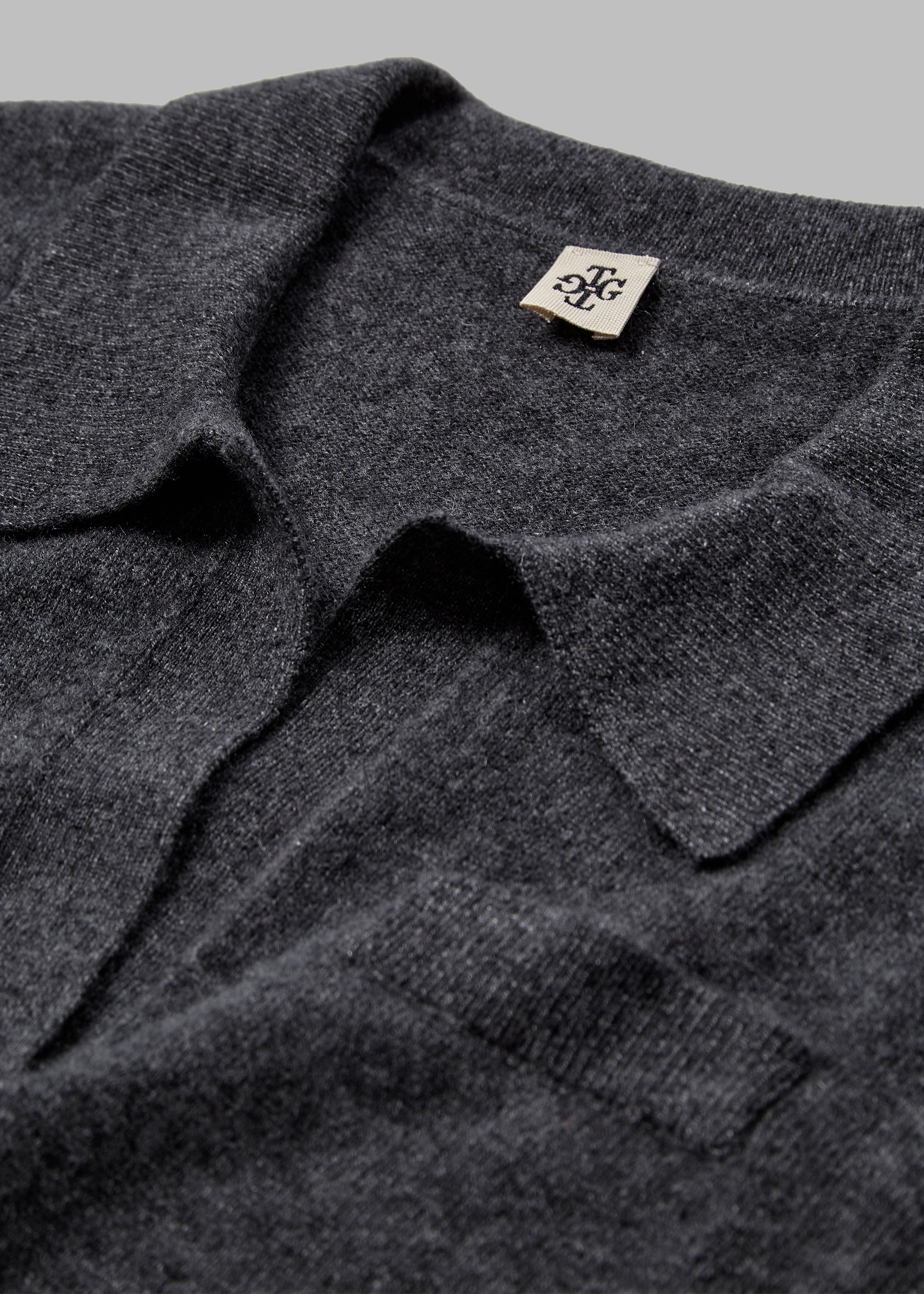 The Garment Piemonte Cropped Sweater - Grey Melange - 7