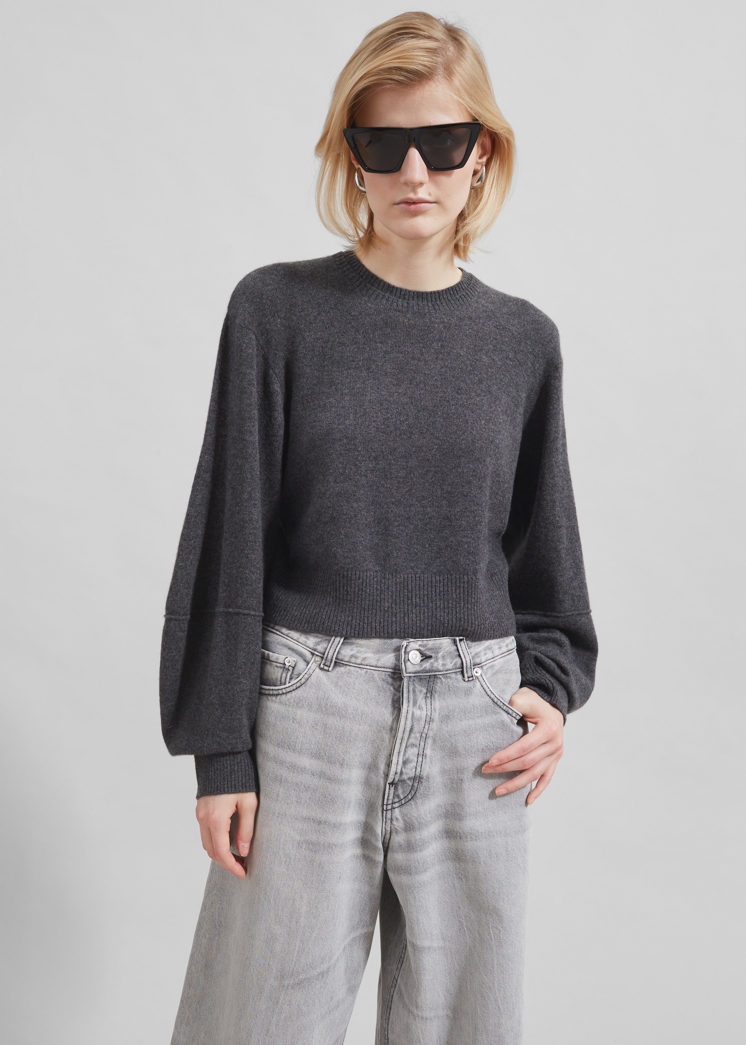 The Garment Piemonte Sweater - Grey Melange - 3