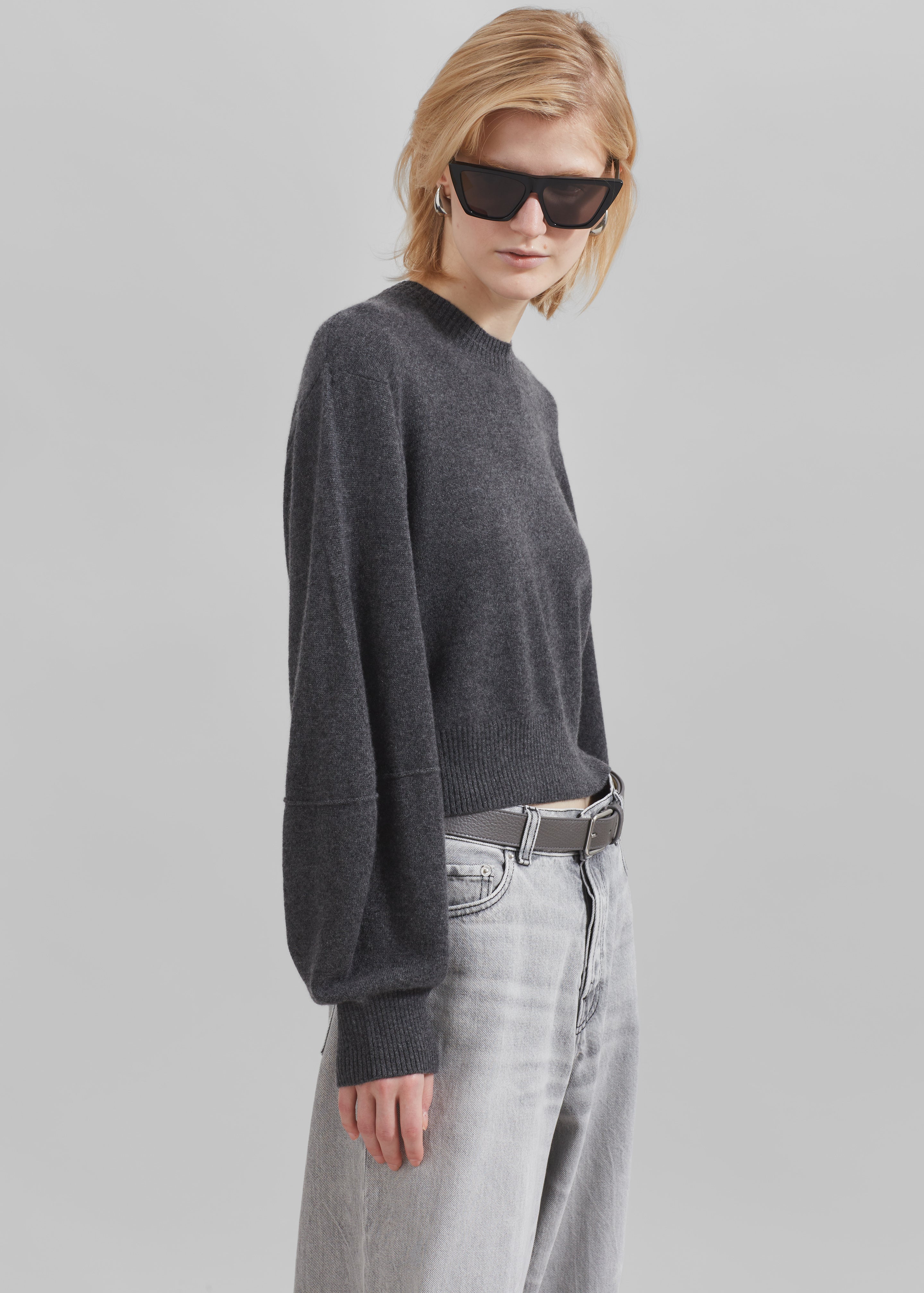 The Garment Piemonte Sweater - Grey Melange - 6