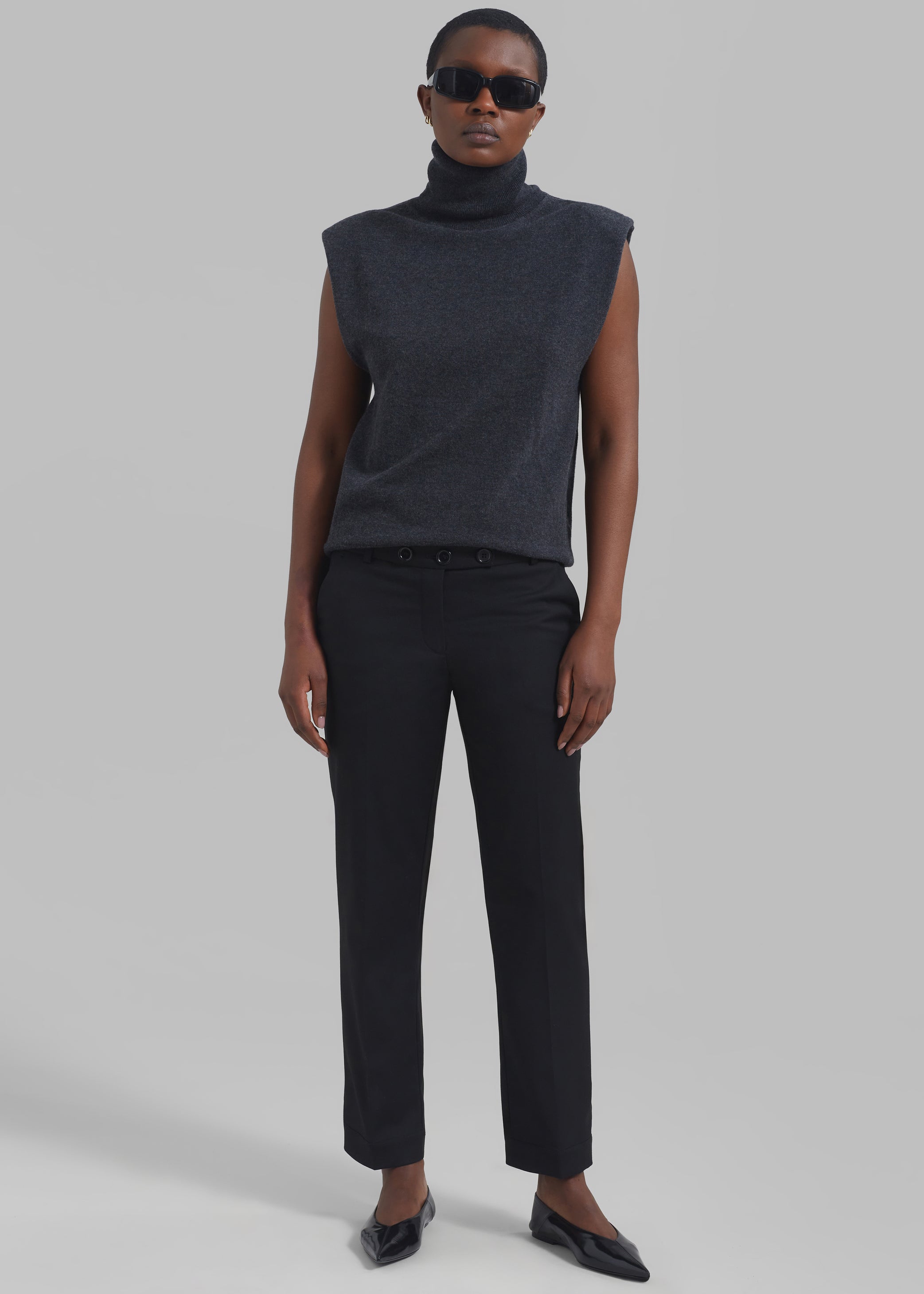 Shop the look image for The Garment Pluto Cropped Pants - Black