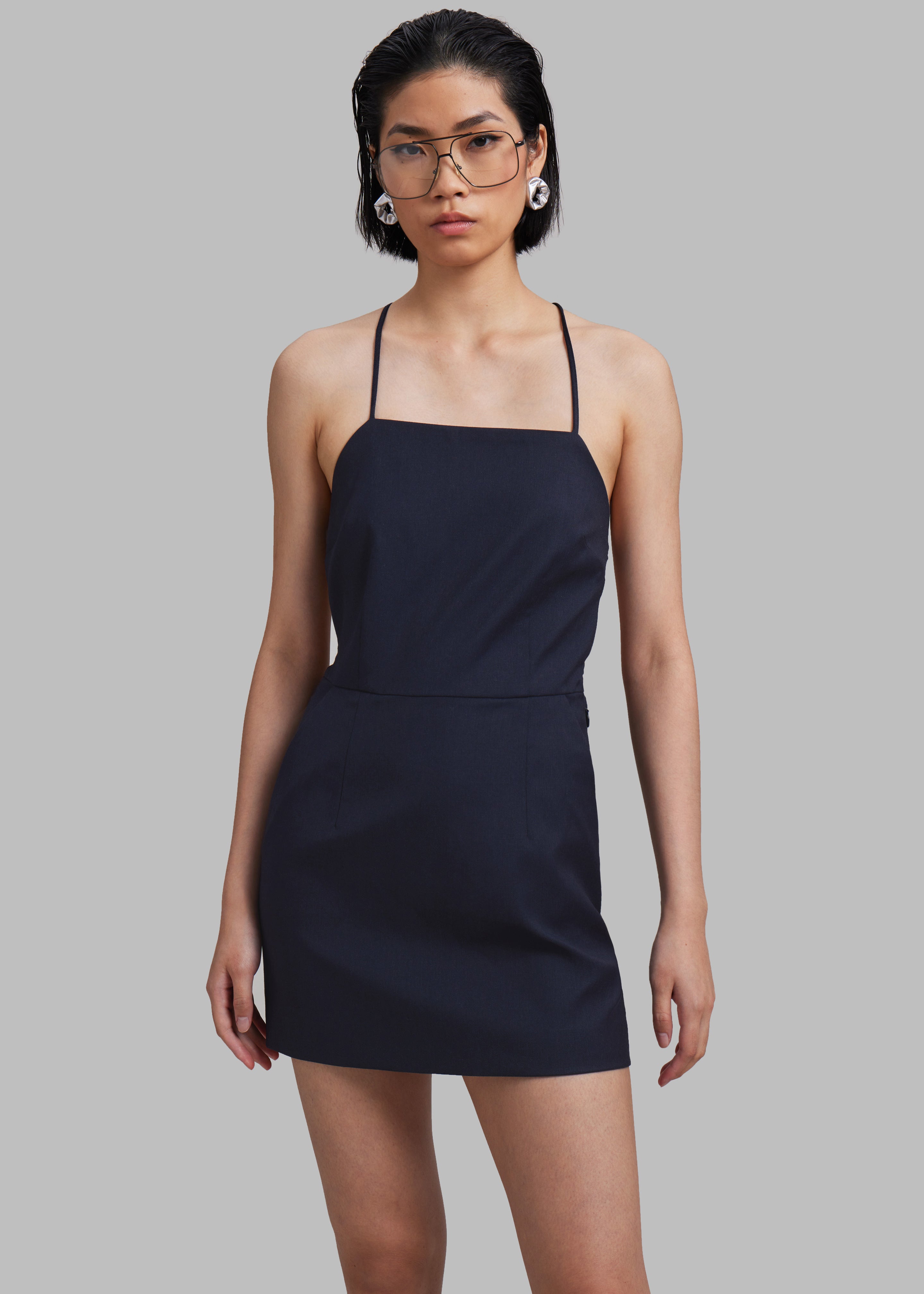 The Garment Pluto Front Dress - Midnight Blue - 1