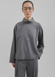 The Garment Tilda Top - Grey/Black Stripe