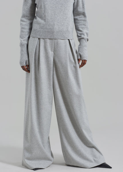 The Garment Trento Pants - Heather Grey Herringbone