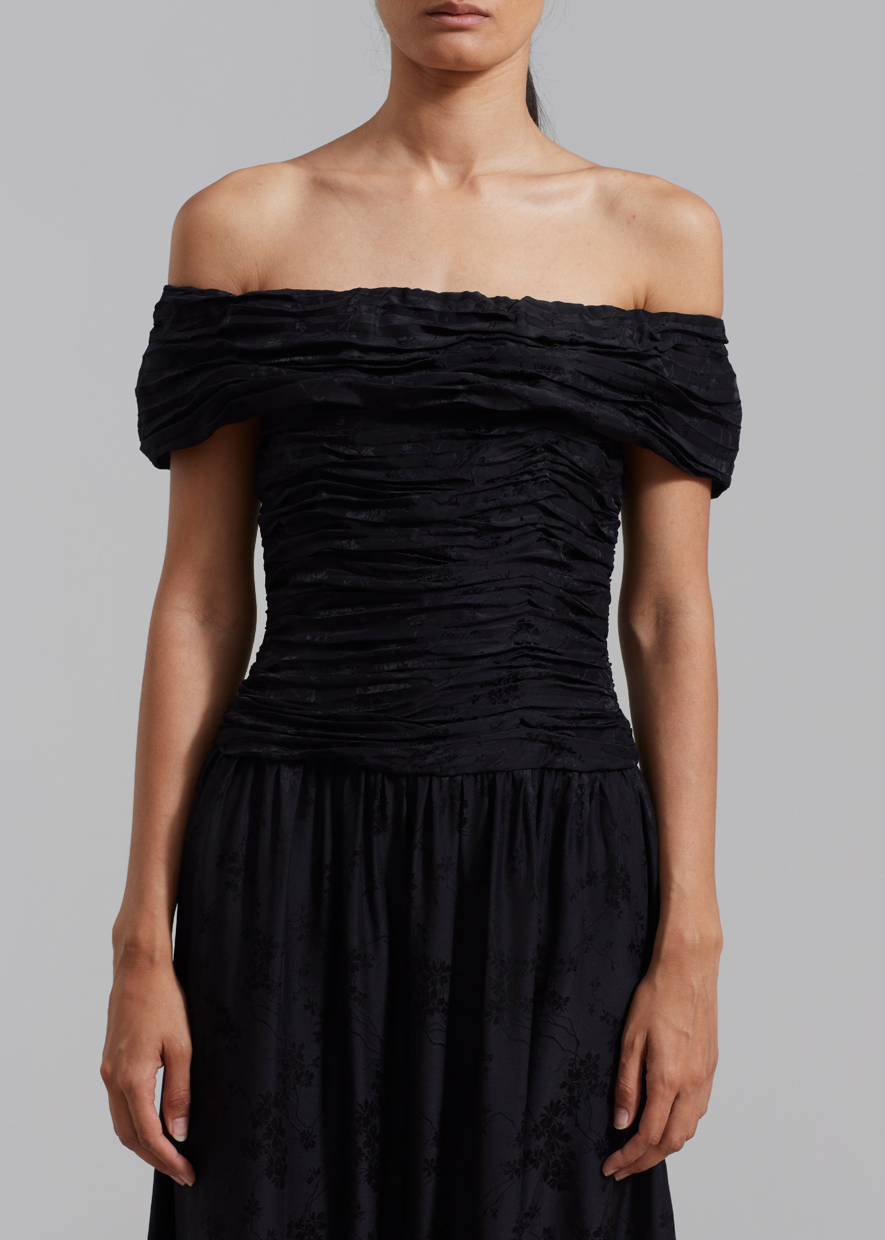 The Garment Toulouse Off-Shoulder Dress - Black - 5