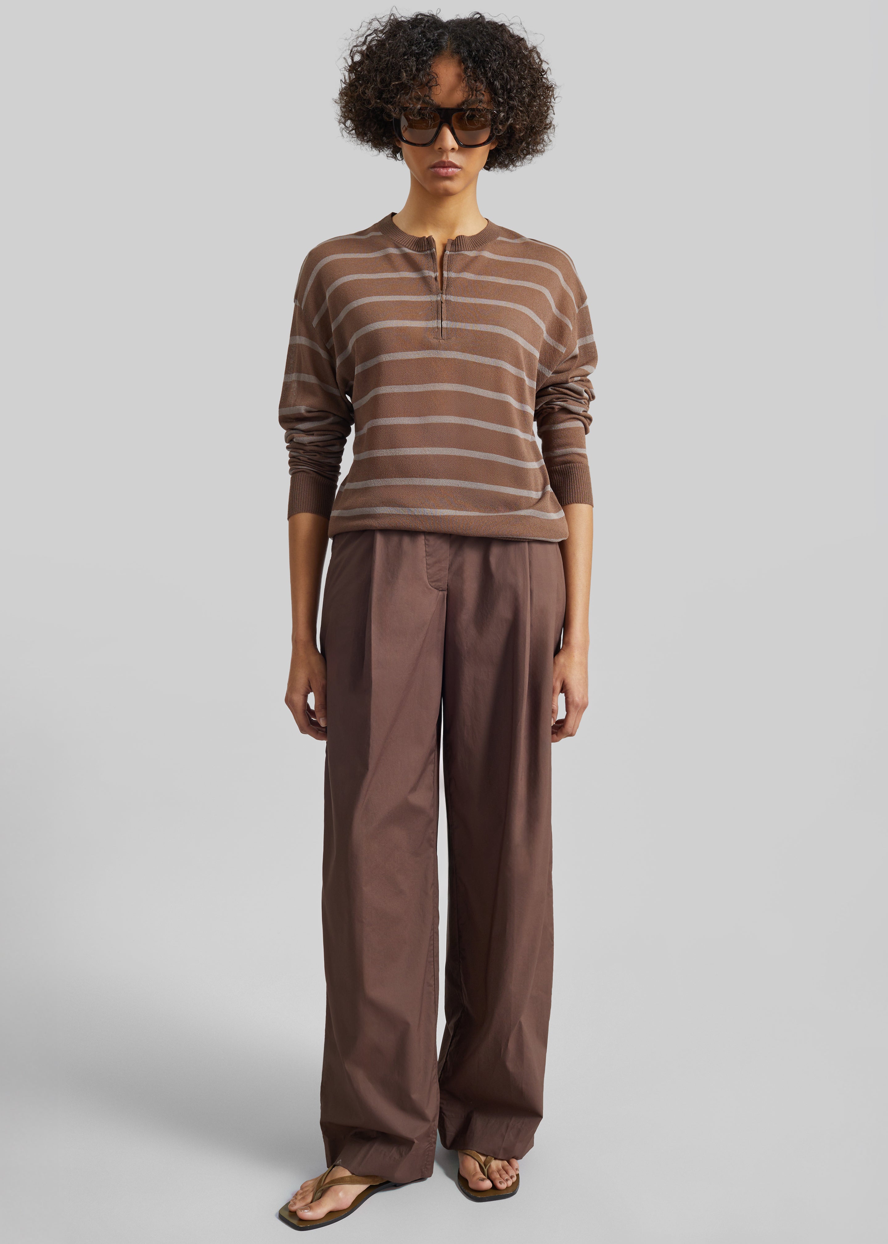 TheLatest Axel Pants - Brown - 1