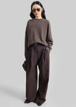 TheLatest Billie Wool Trousers - Brown