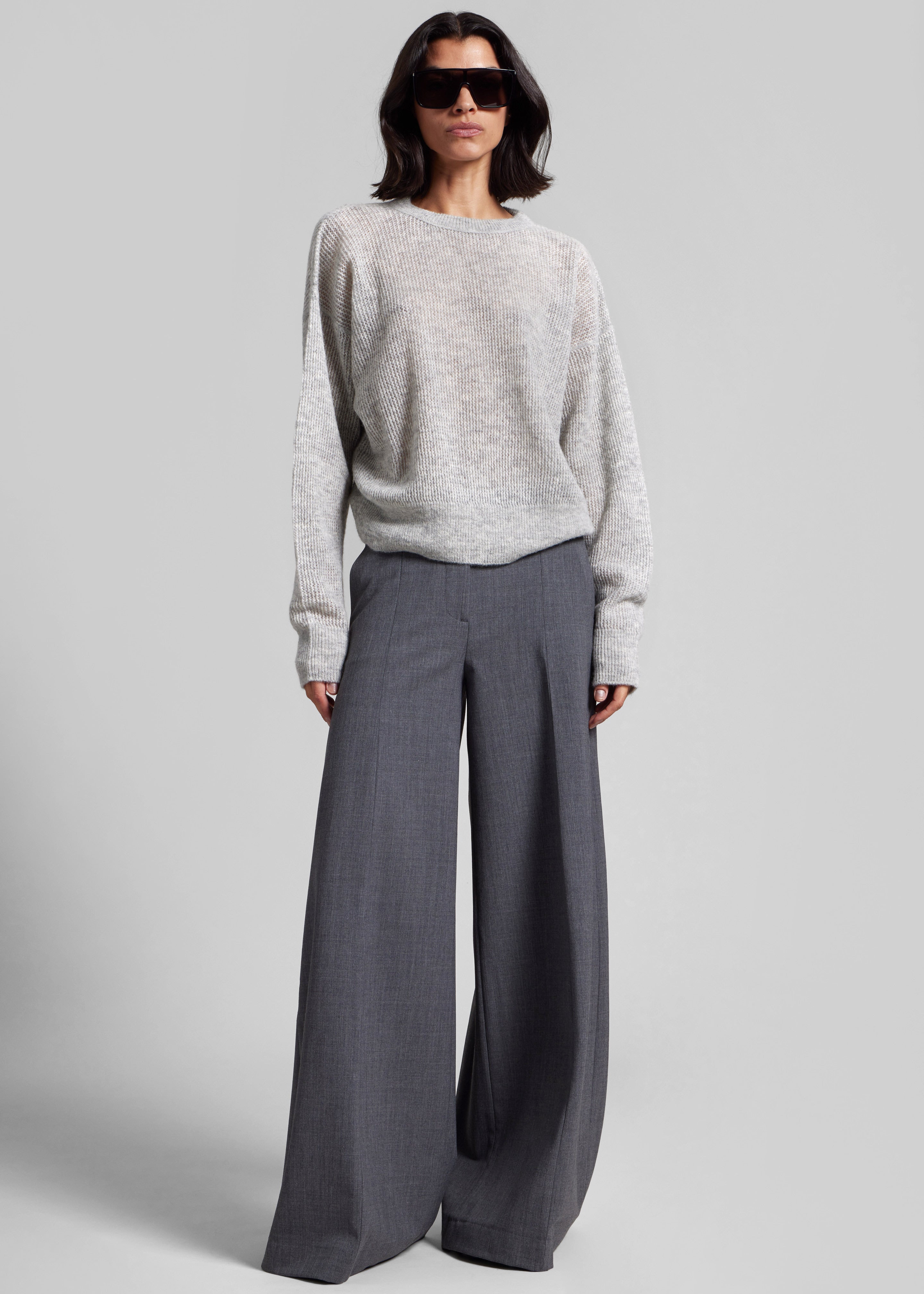 TheLatest C-Alma Pants - Medium Grey - 1