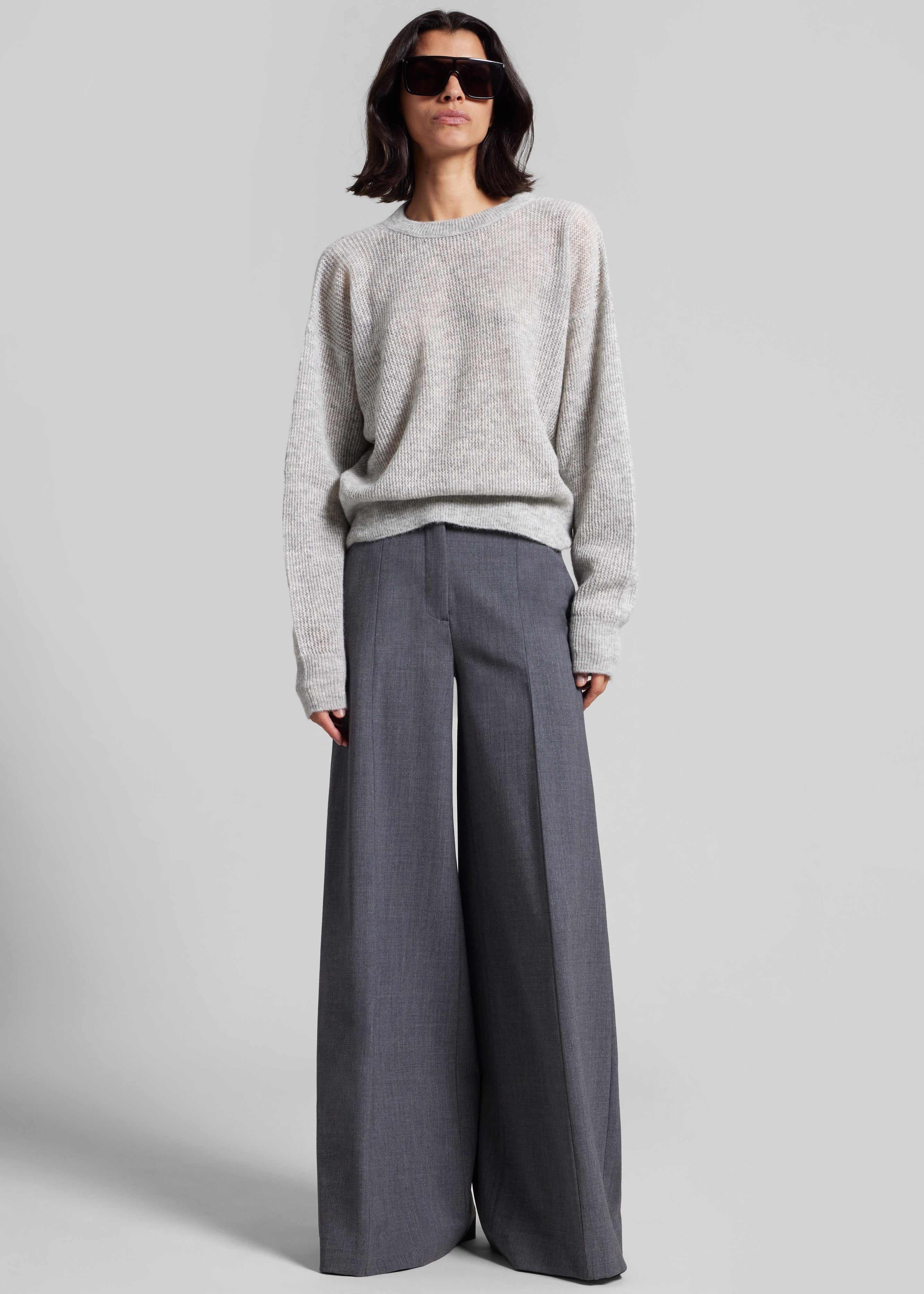 TheLatest C-Alma Pants - Medium Grey - 5