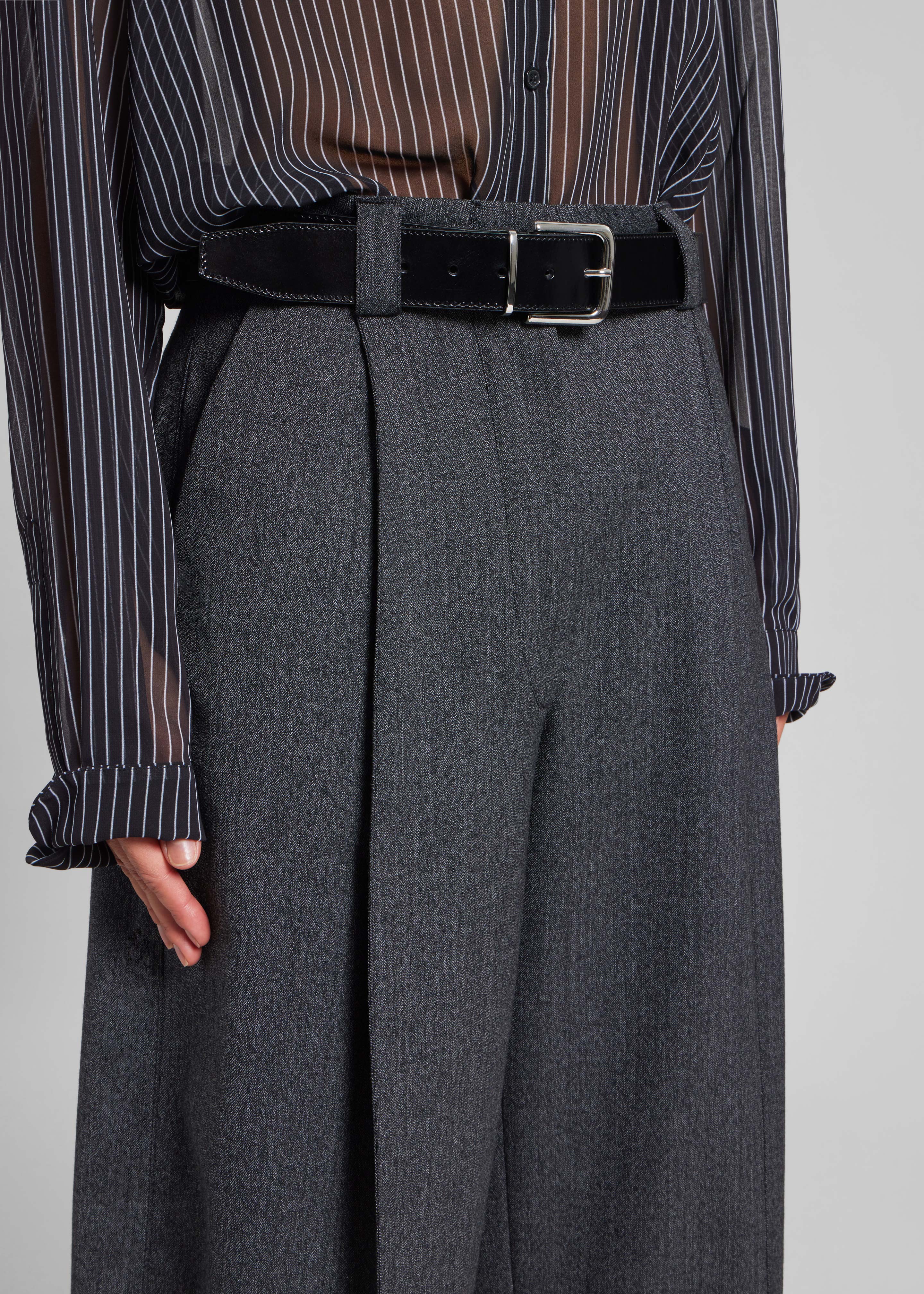 TheLatest Cara Pants - Dark Grey - 3