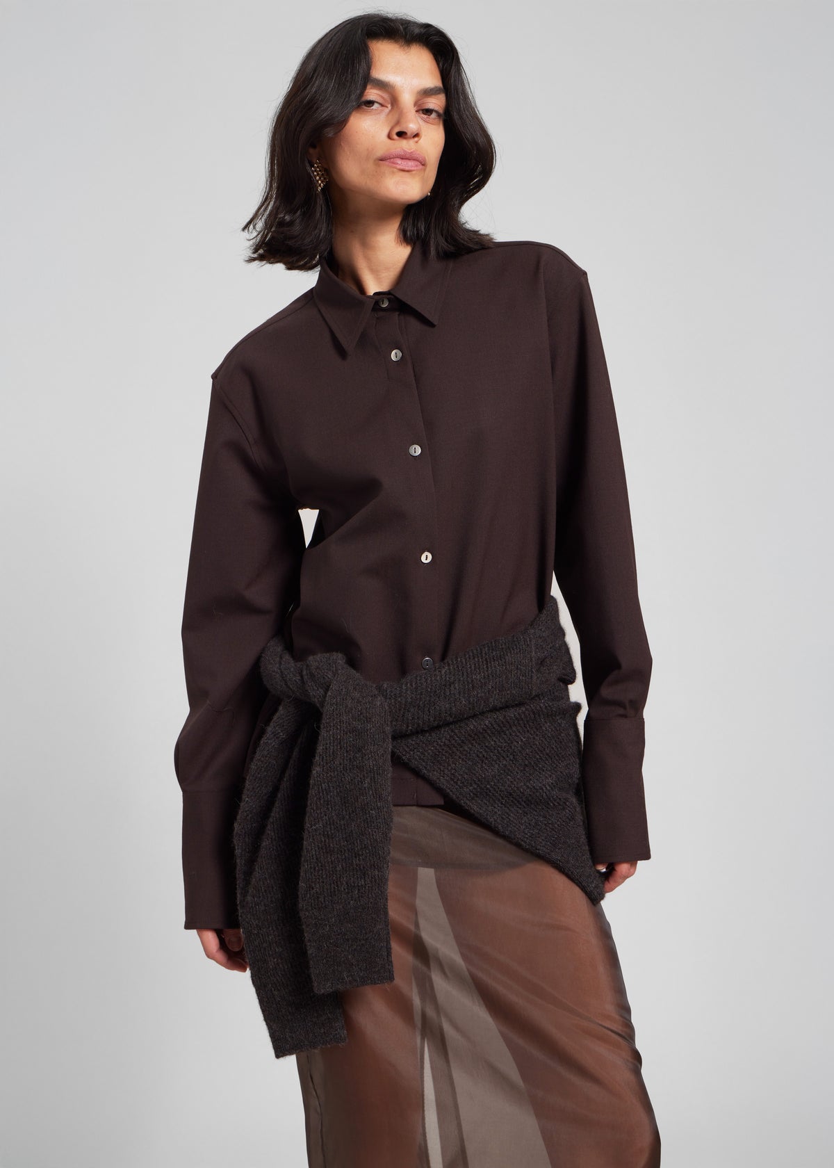 TheLatest Codie Shirt - Brown - 3