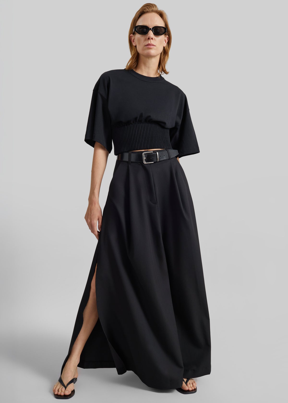 TheLatest Daisy Skirt - Black - 7
