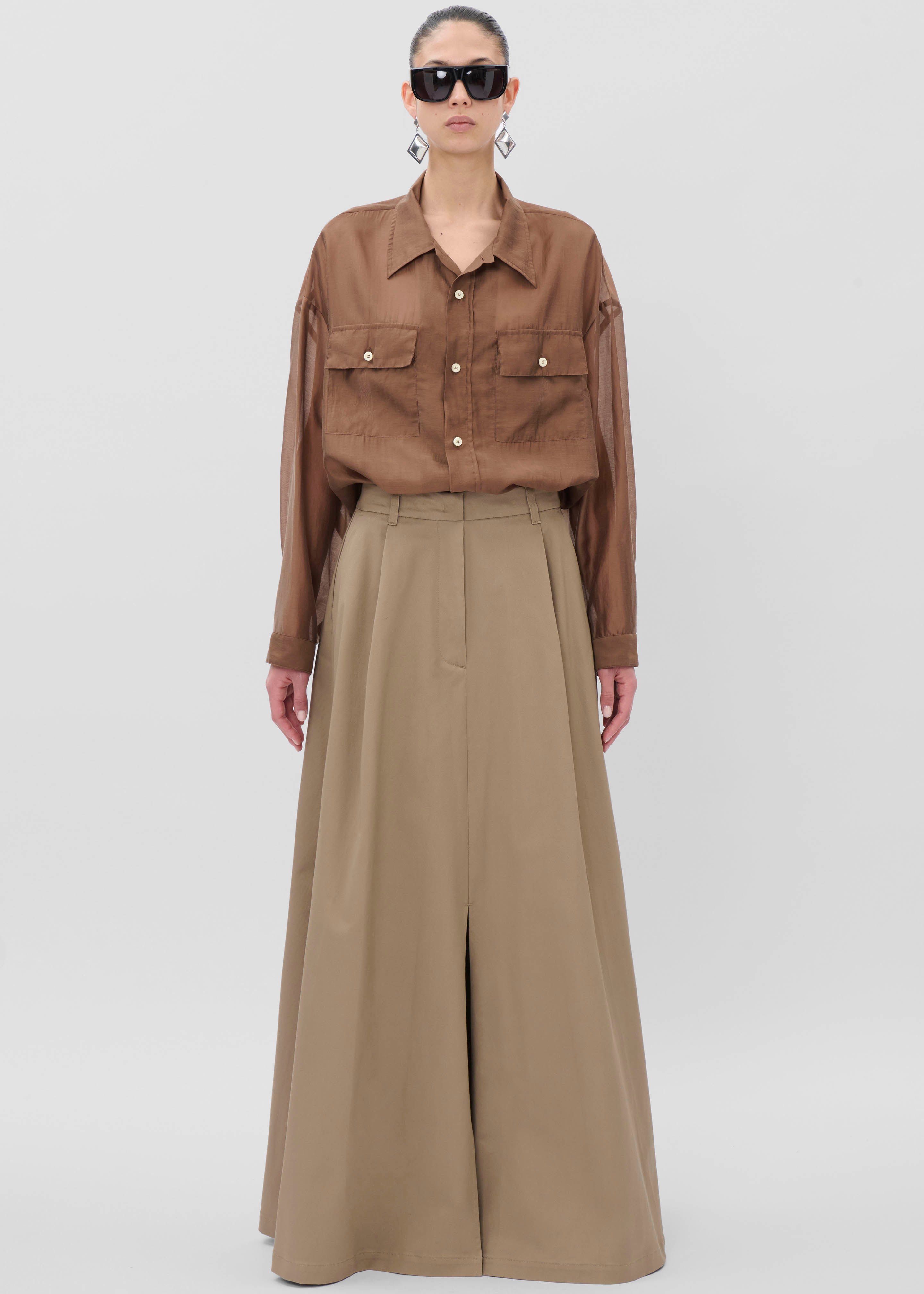 TheLatest Daisy Skirt - Cognac - 8