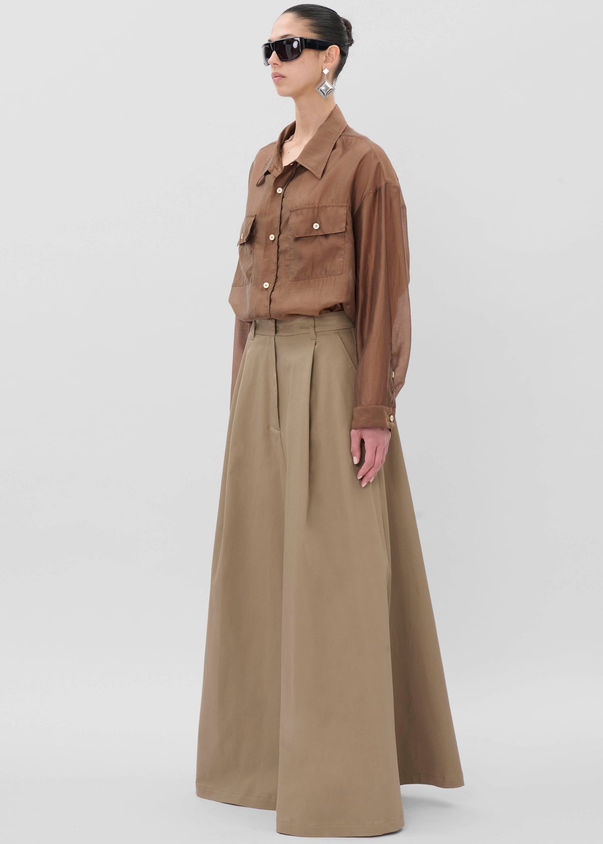 TheLatest Daisy Skirt - Cognac - 7