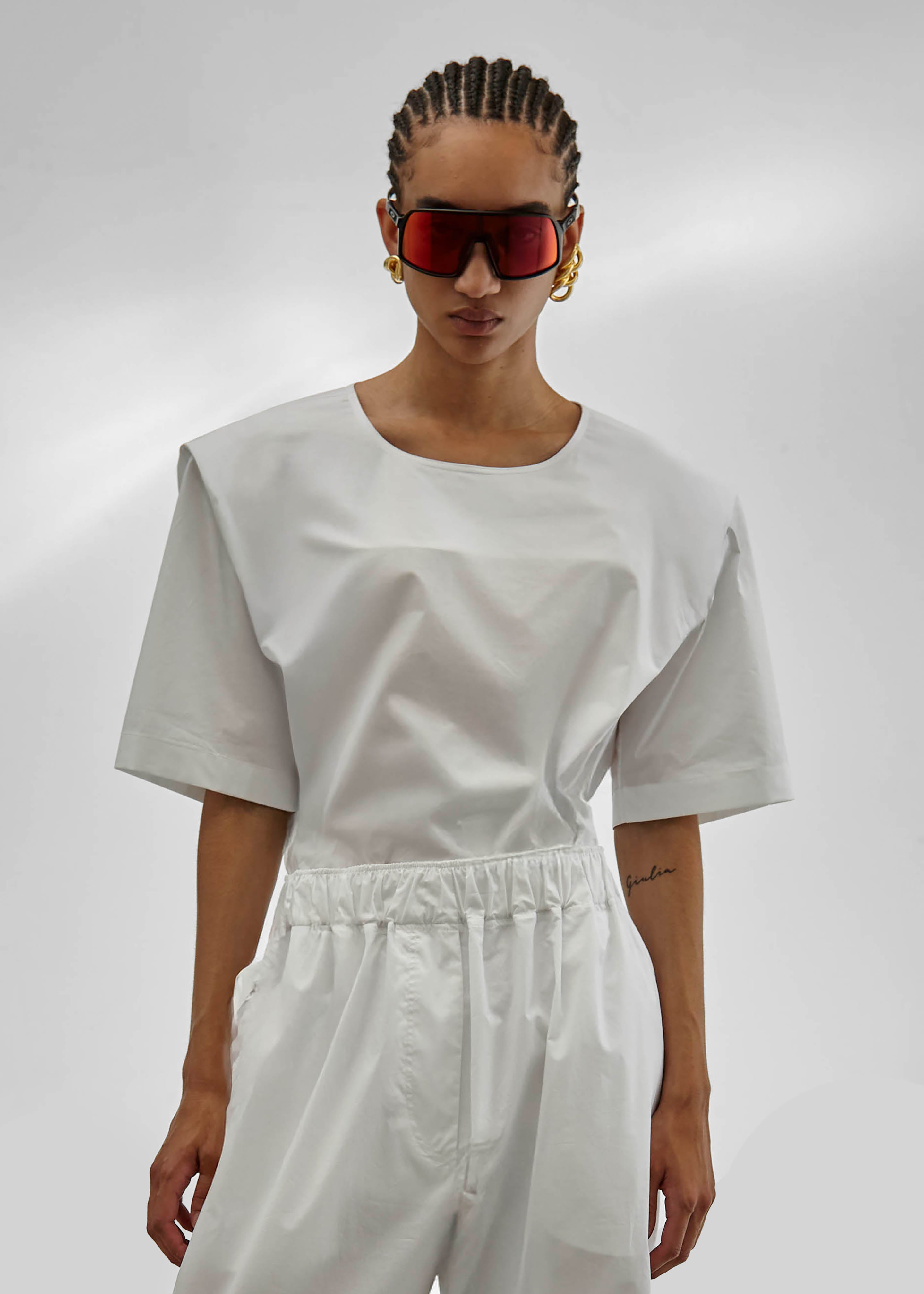 TheLatest Dean Top - White - 2