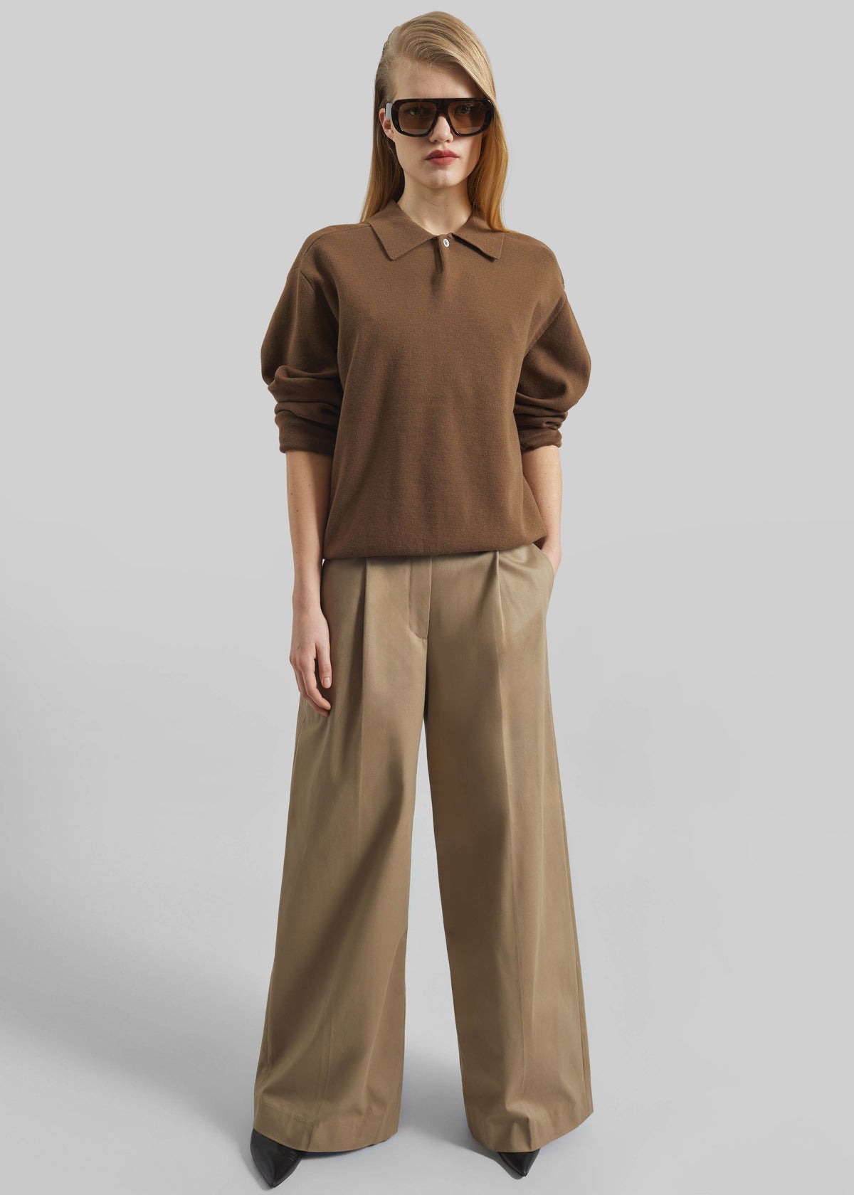 TheLatest Deva Pants - Cognac - 2