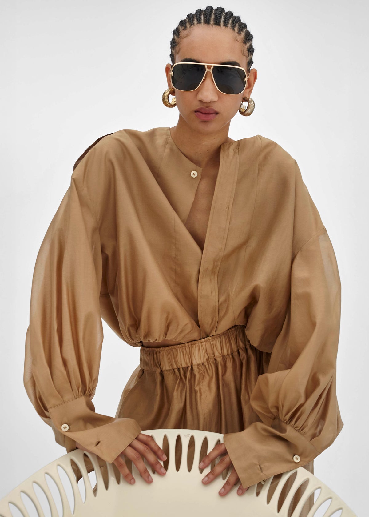 TheLatest Diana Shirt - Nude - 9