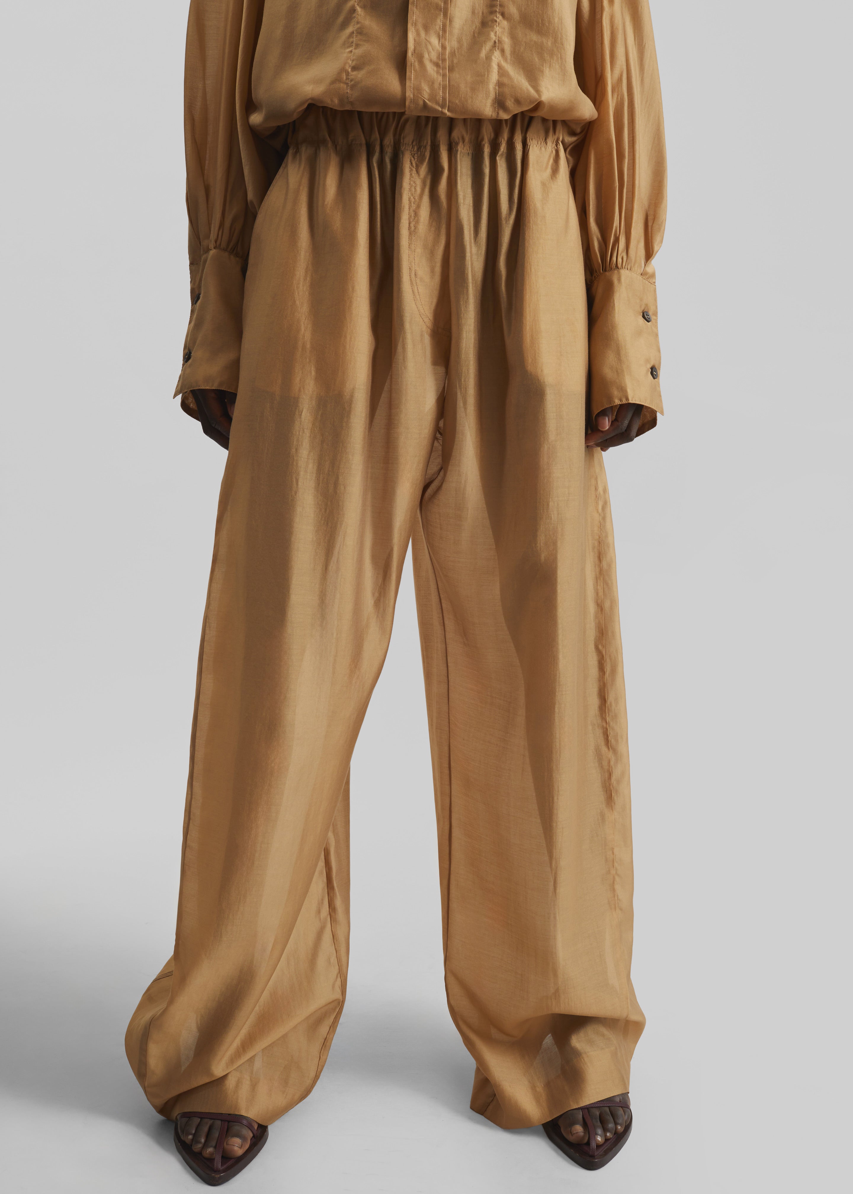 TheLatest Dora Light Muslin Trousers - Nude – The Frankie Shop