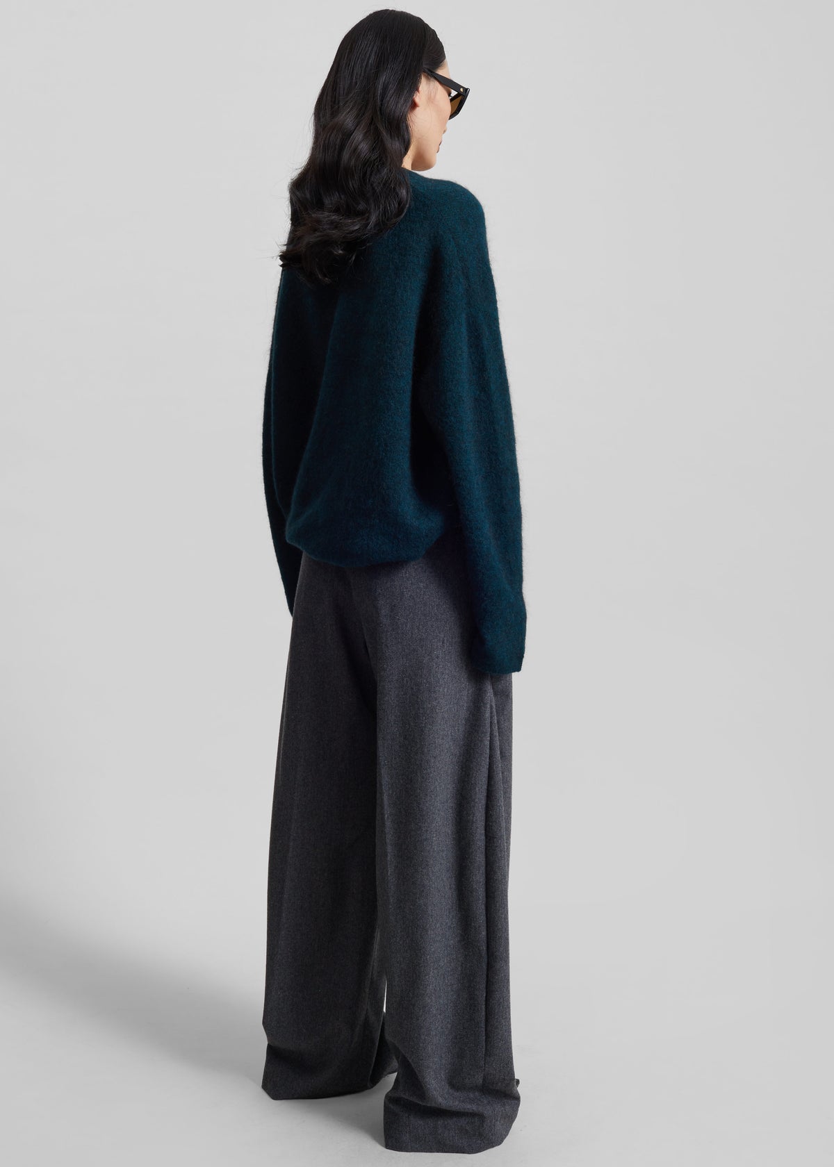 TheLatest Billie Wool Trousers - Dark Grey - 6