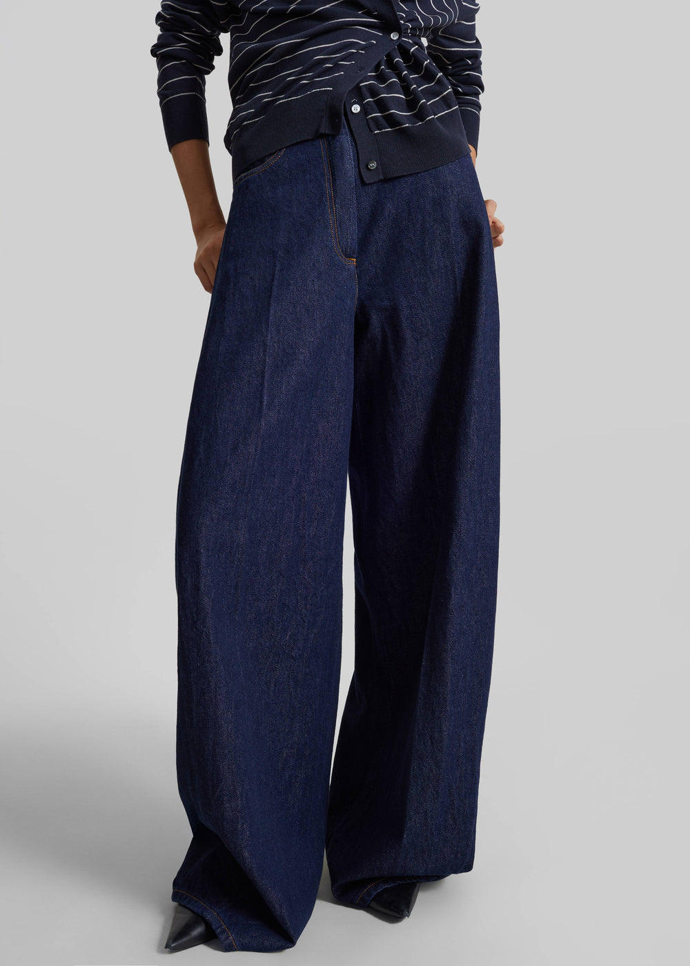TheLatest Evie Denim Pants - Blue - 1