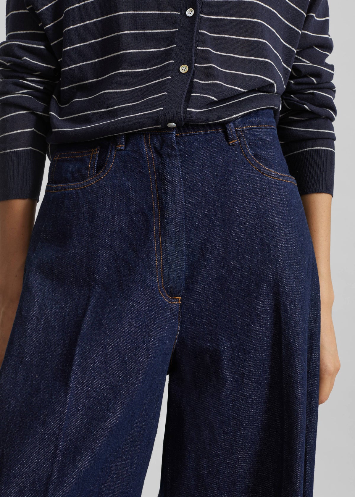 TheLatest Evie Denim Pants - Blue - 4
