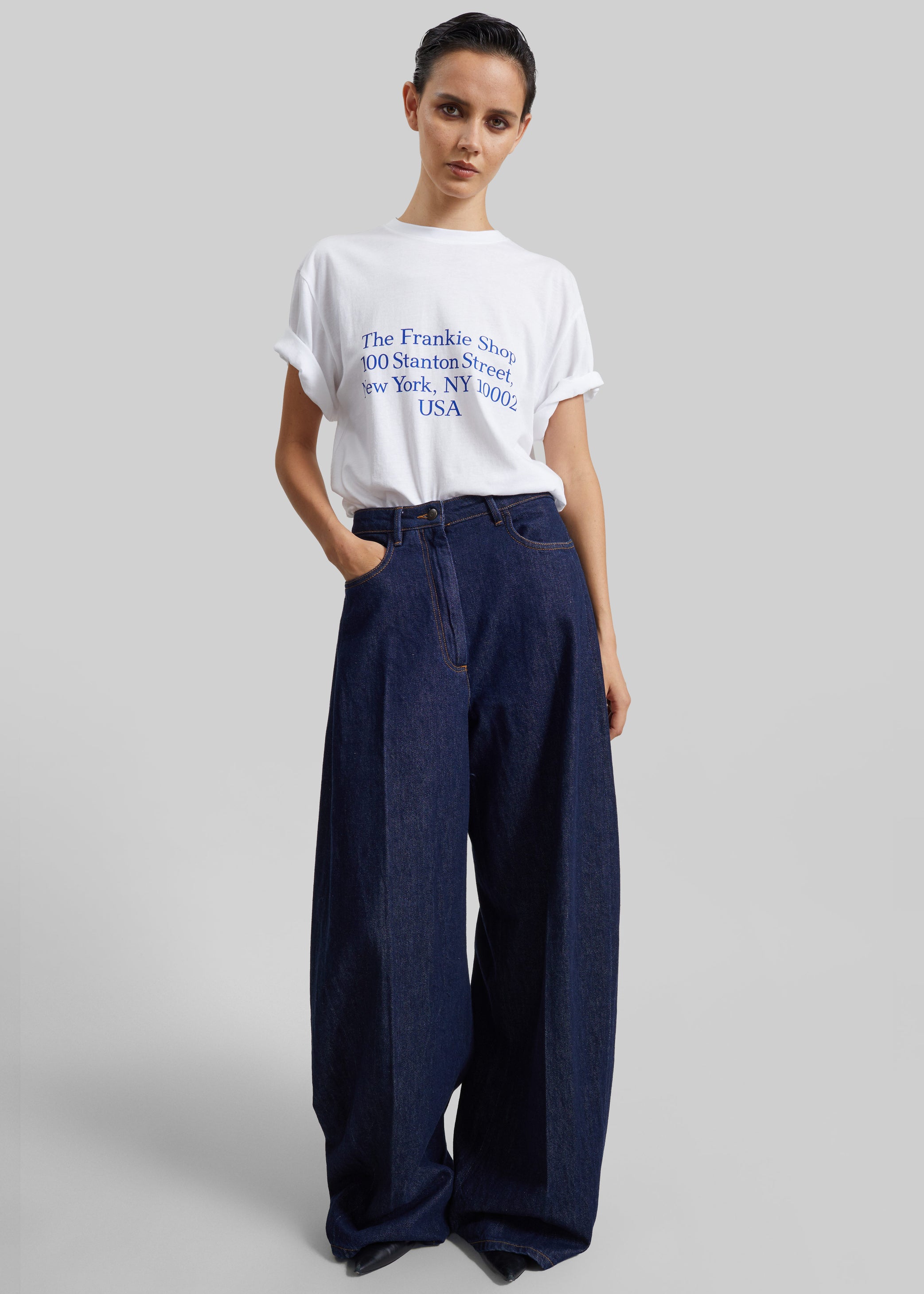 Shop the look image for TFS Stanton T-Shirt - White/Blue
