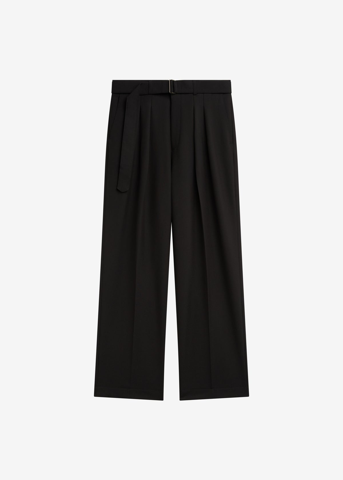 Theury Belted Trousers - Black