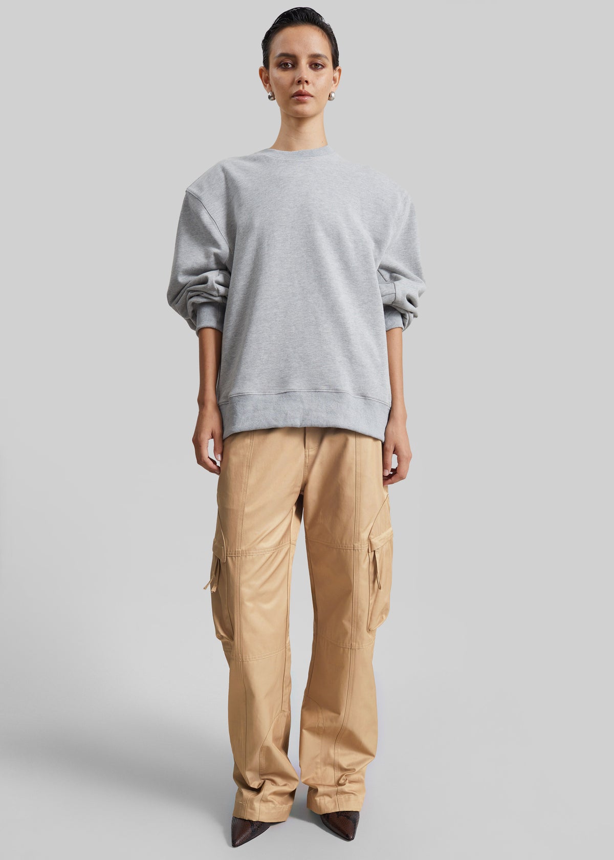 Kelly Cotton Cargo Pants - Camel